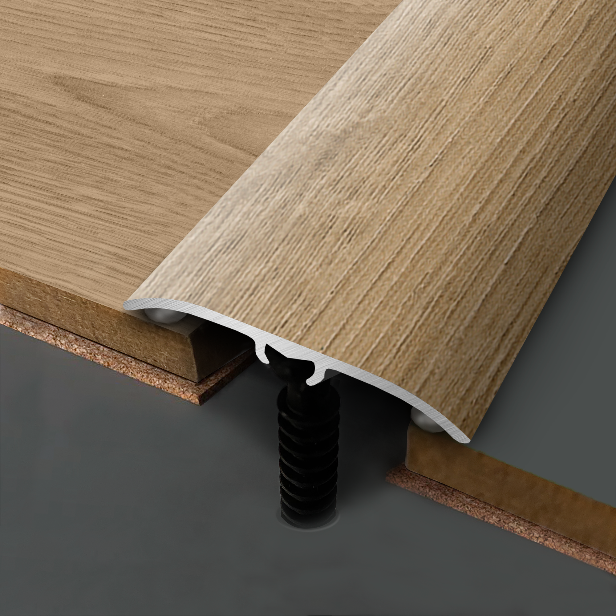 Barre de seuil alu décor 10 à fixer, l.4.7 cm x L.93 cm ARTENS - 3