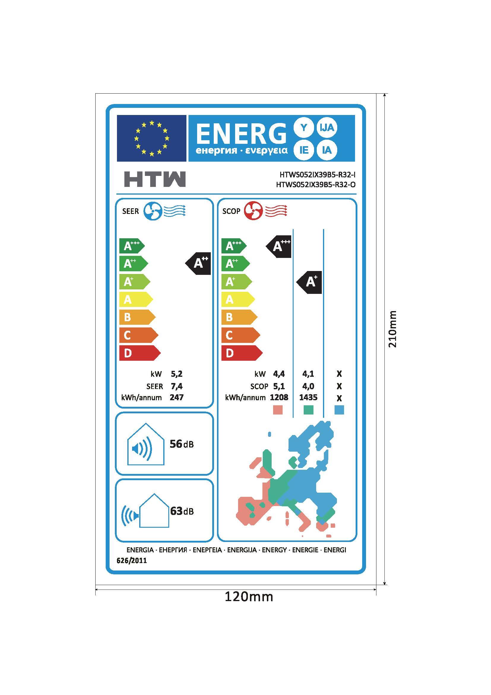 Ar condicionado (1X1) 9KBTU IX39B5 HTW - 4