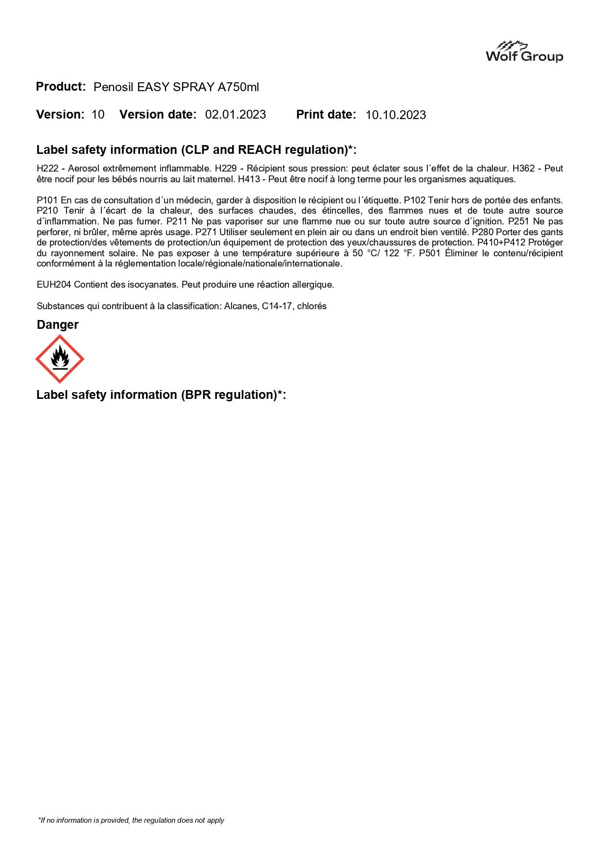 Mousse expansive pistolable PENOSIL, blanc, 700 ml - 10