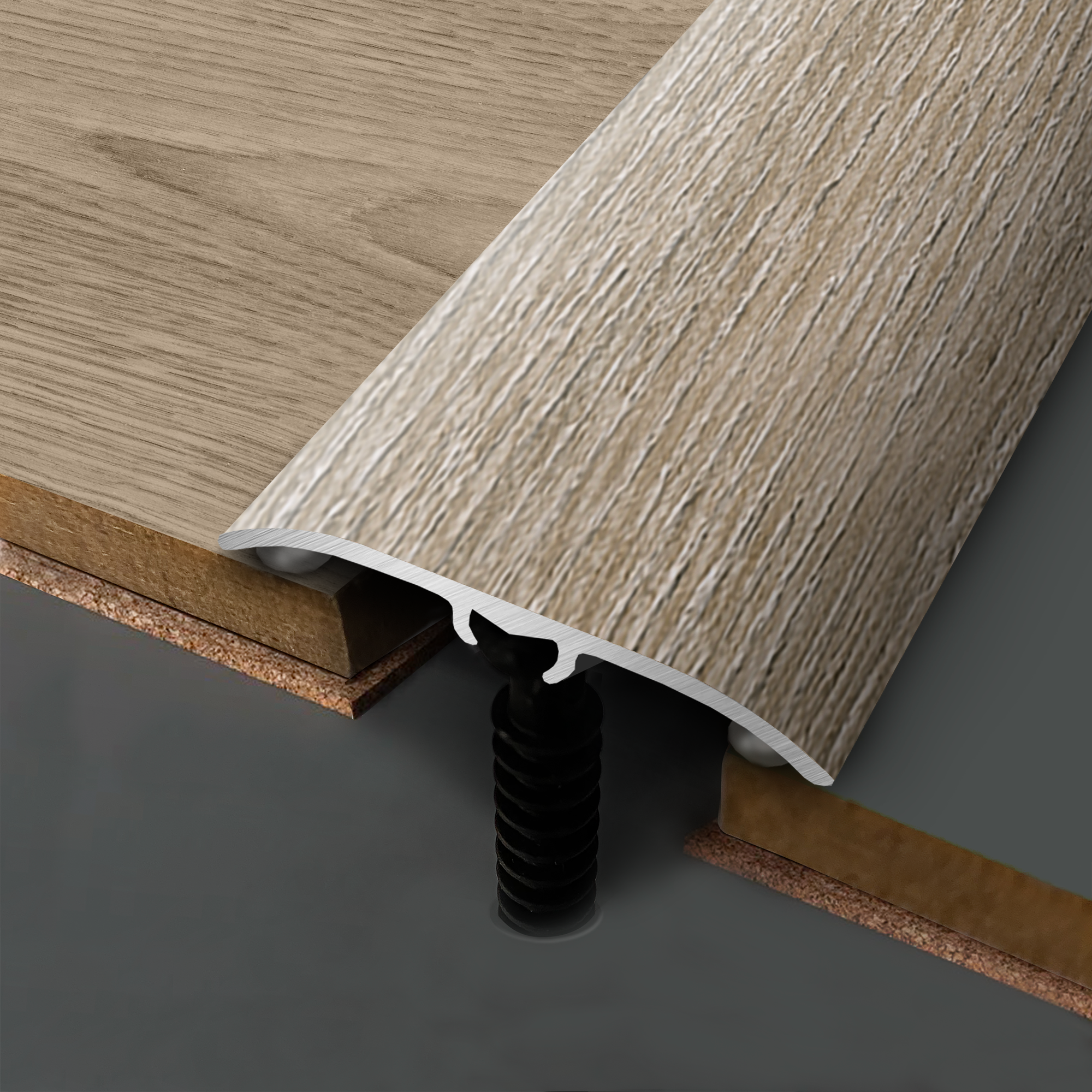 Barre de seuil alu décor 75 à fixer, l.3.7 cm x L.83 cm ARTENS - 3