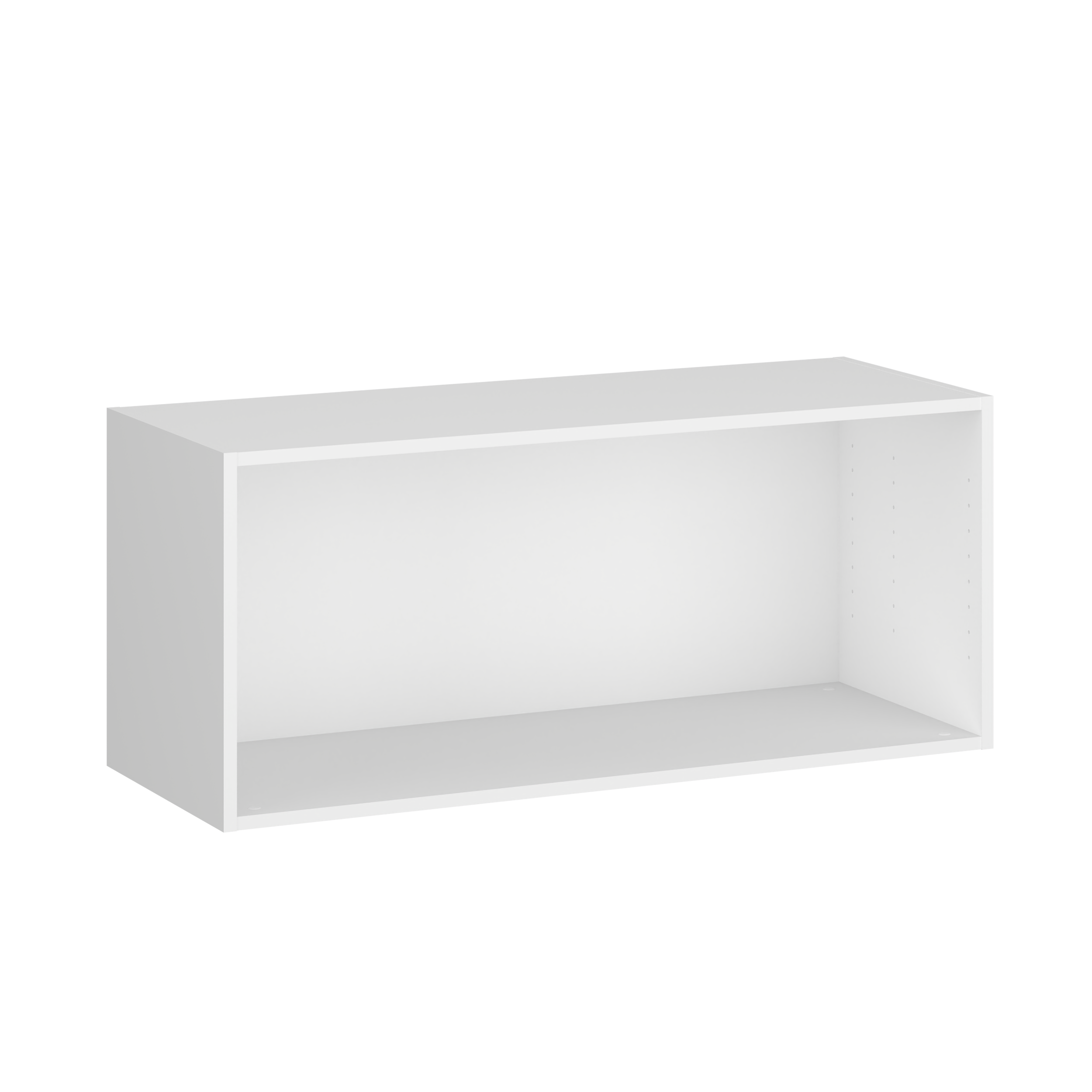 Korpus nadstawki do szafy 100 x 44.4 x 45 cm biały