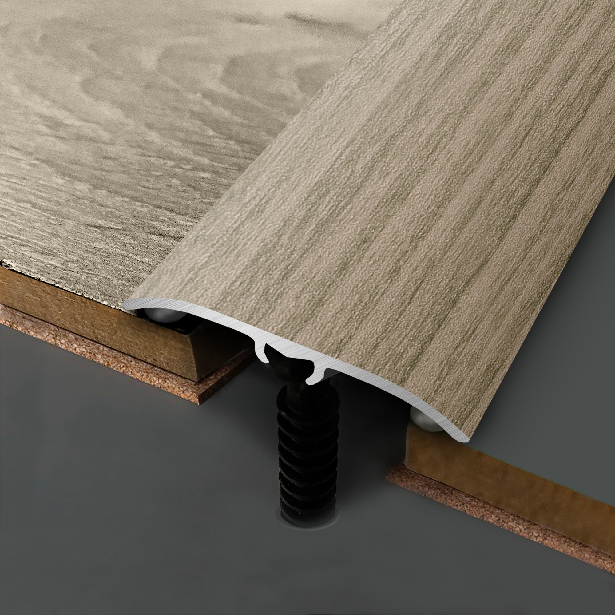 Barre de seuil alu décor 140 à fixer, l.4.7 cm x L.93 cm ARTENS - 3