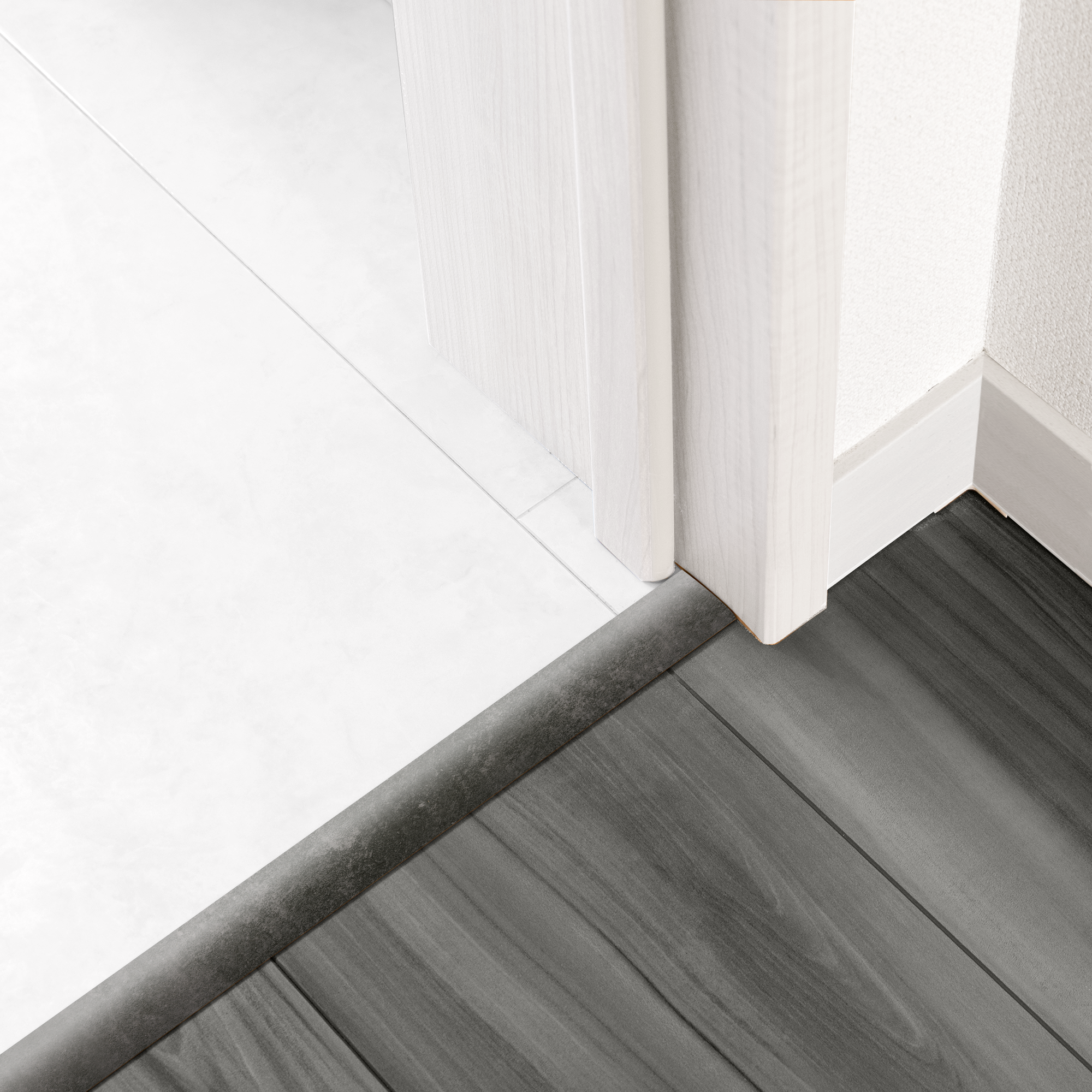 Barre de seuil 4 en 1 alu décor 180 à fixer, l.4.7 cm x L.93 cm ARTENS - 2