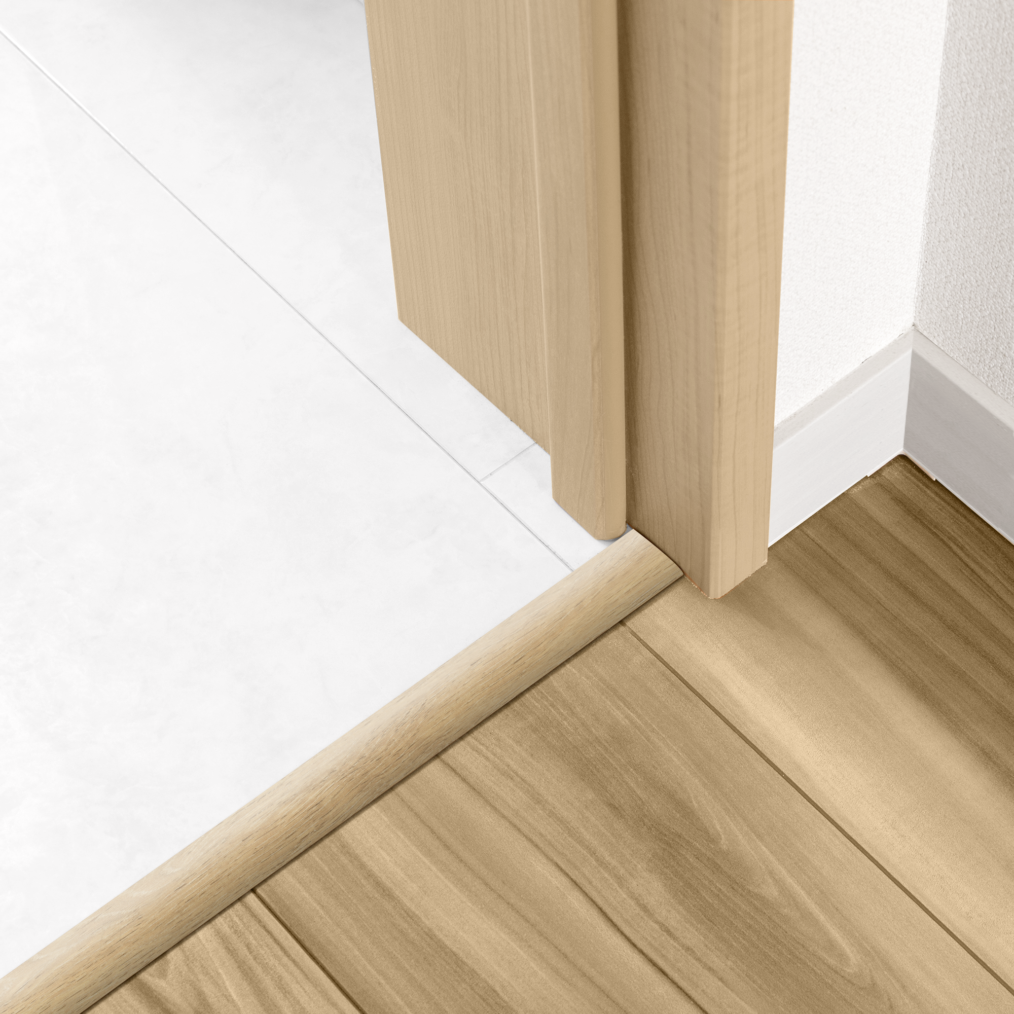 Barre de seuil 4 en 1 alu décor 710 à fixer, l.3.7 cm x L.83 cm ARTENS - 2