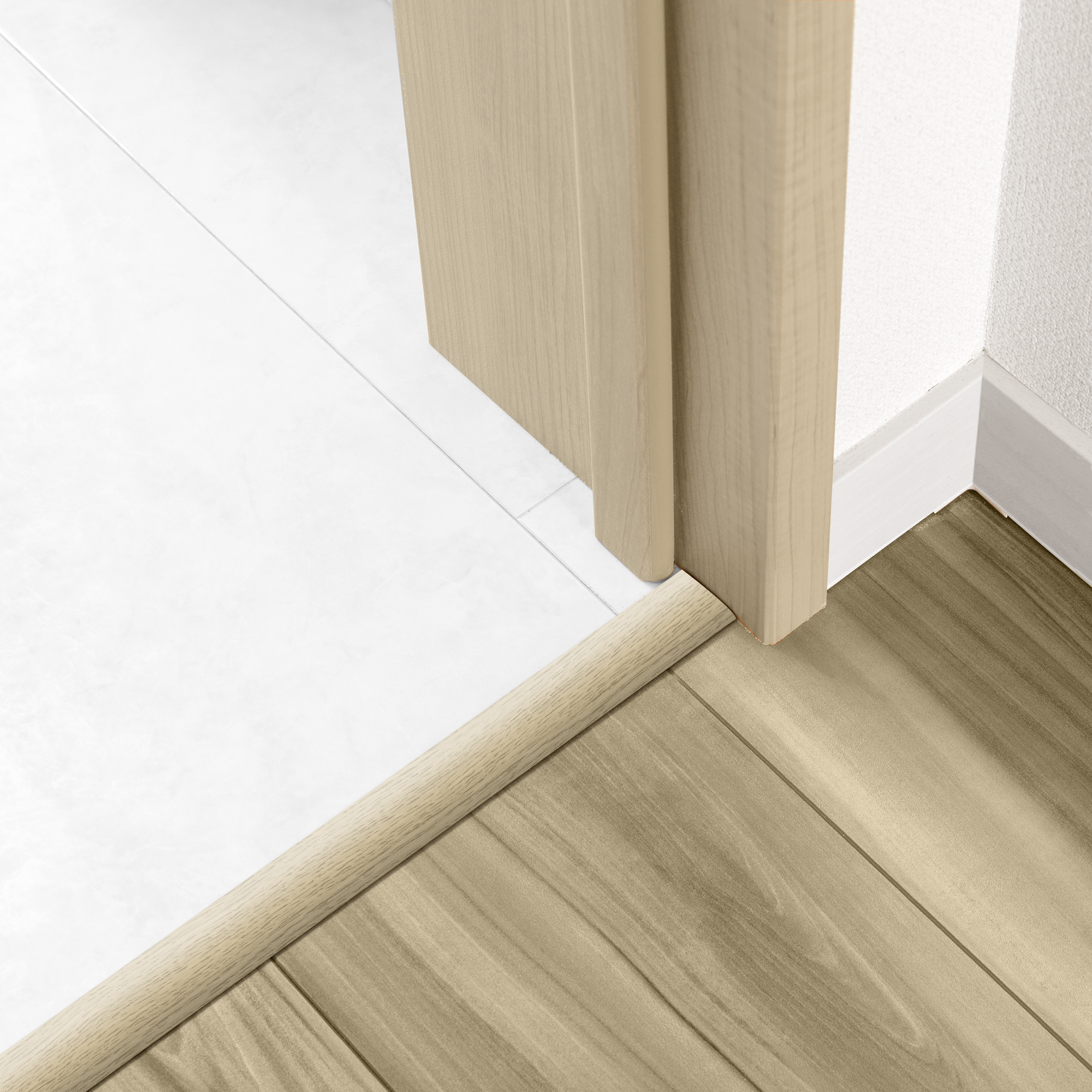 Barre de seuil alu décor 720 à fixer, l.3.7 cm x L.83 cm ARTENS - 2
