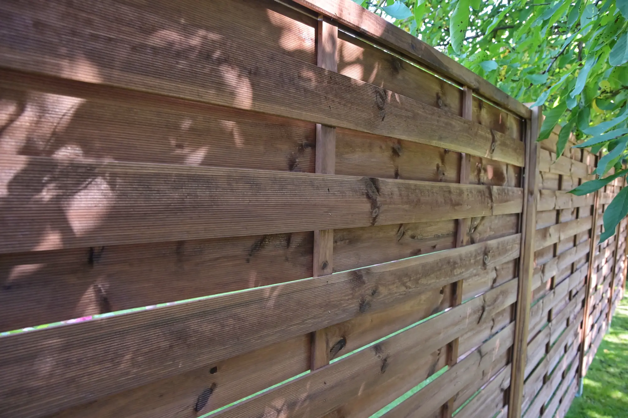 Płot szczelny Nive 180x180 cm drewniany Naterial - 4