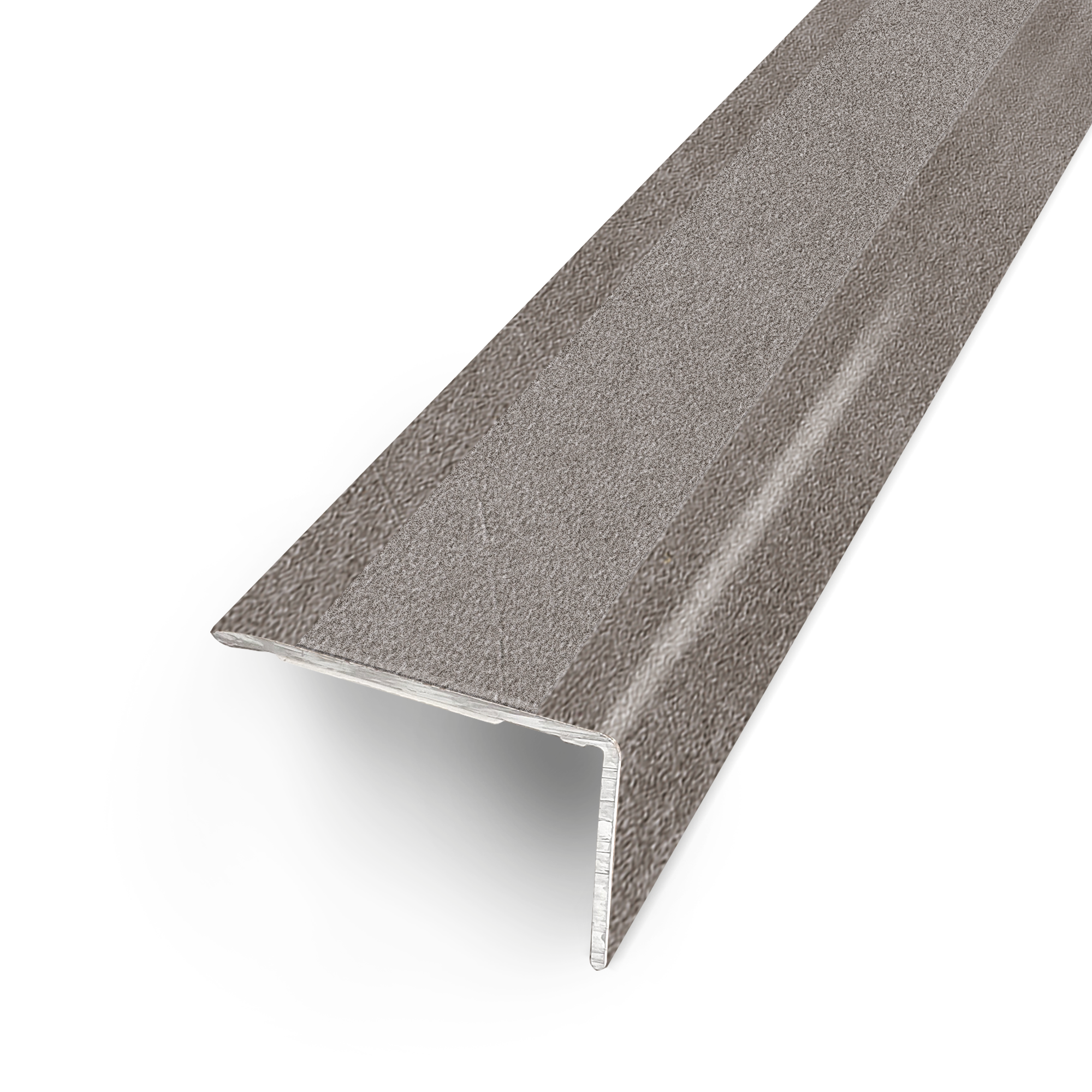 Perfil de canto de aluminio gris oscuro 95 cm artens