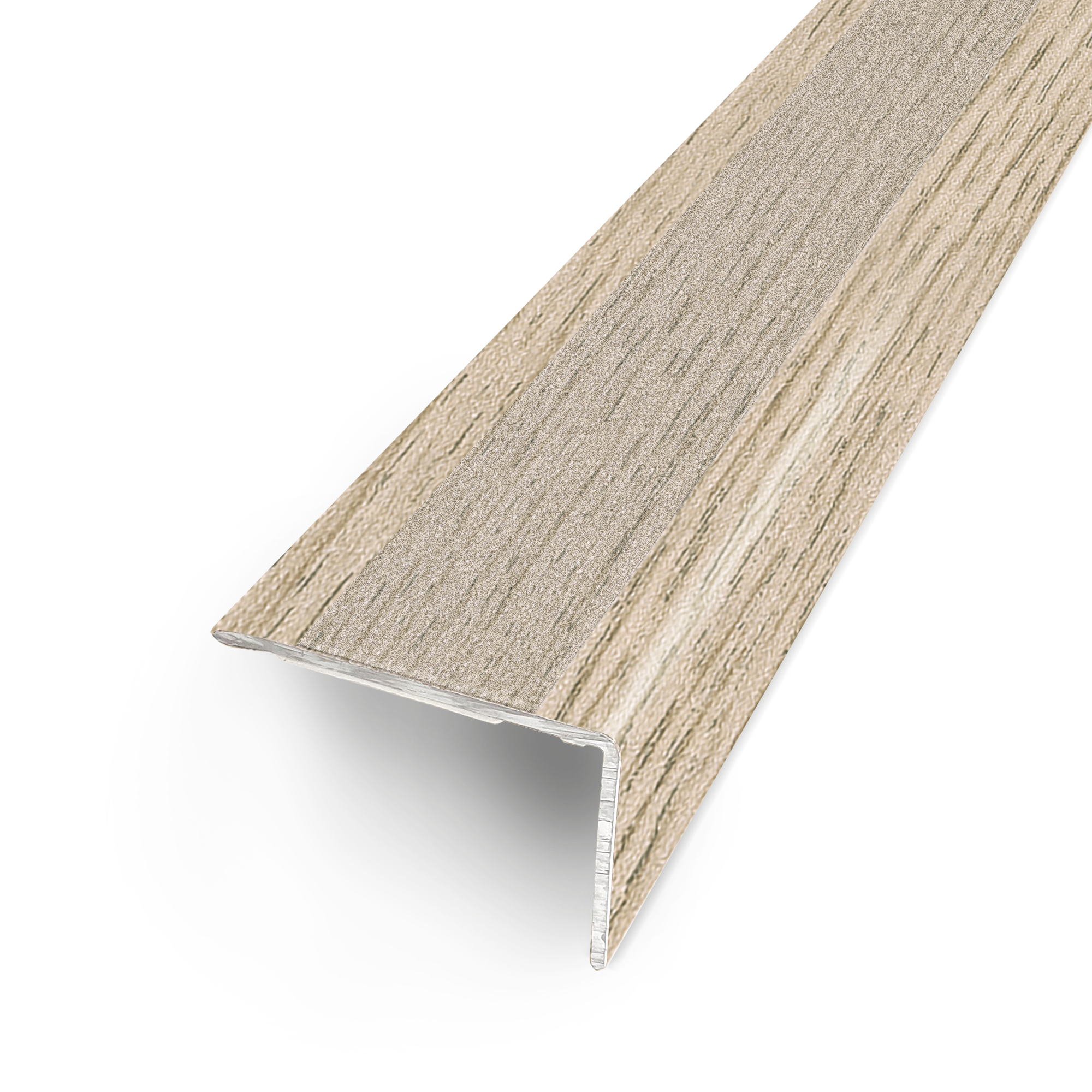 Perfil de canto de aluminio beige 95 cm artens