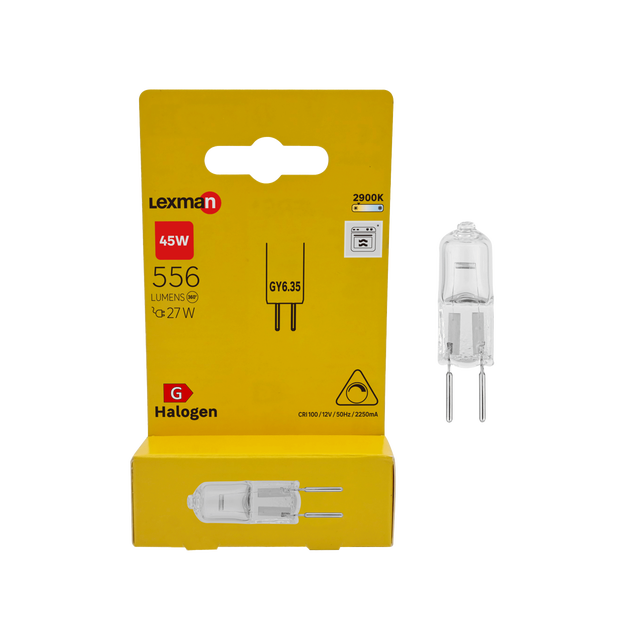Żarówka halogenowa GY6.35 27 W 556 lm Lexman