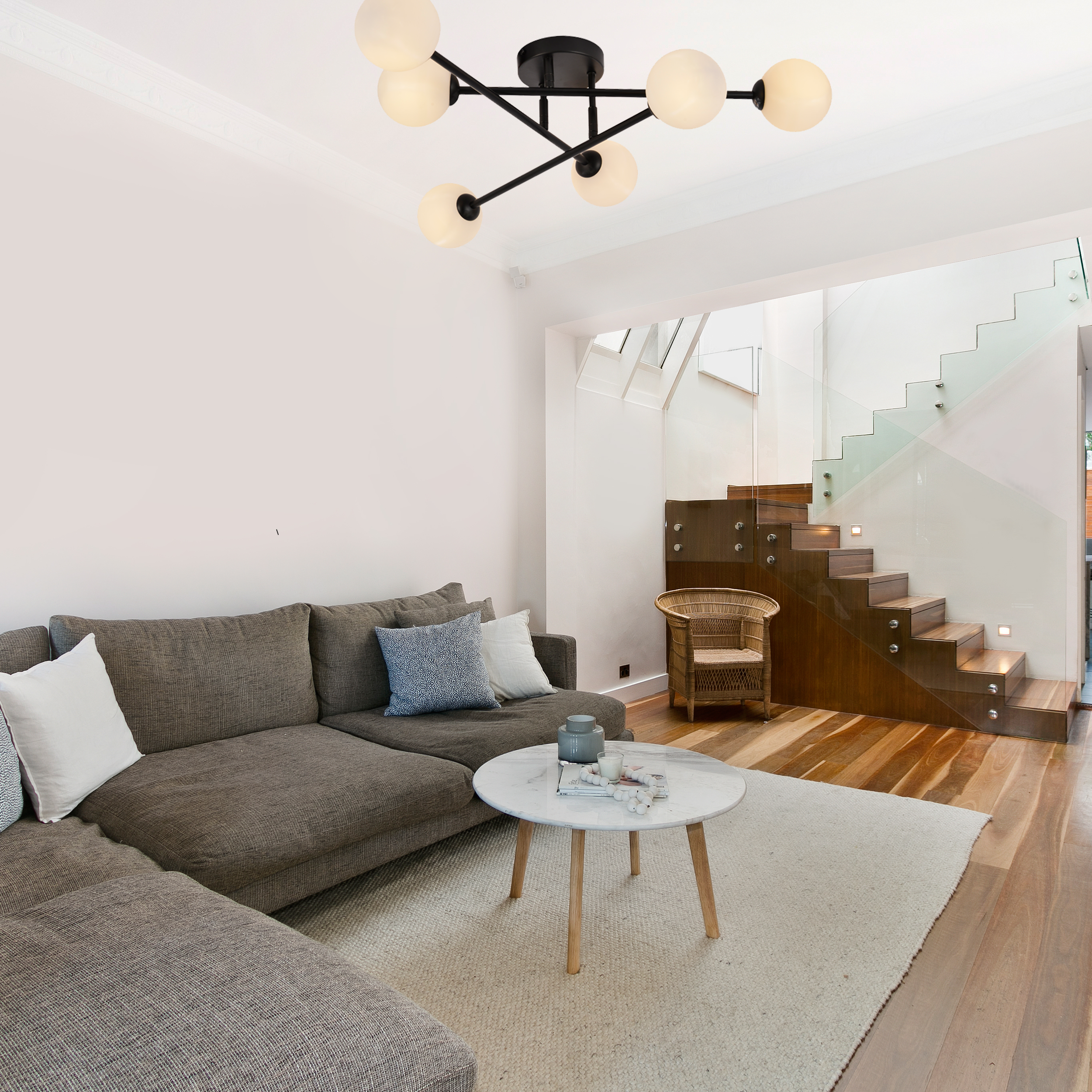 Lampa sufitowa Dorado czarna 6 x G9 Light Prestige - 2