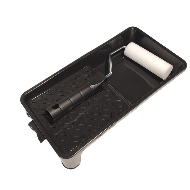 Zestaw malarski kuweta z wałkiem 10 cm gąbka Globall