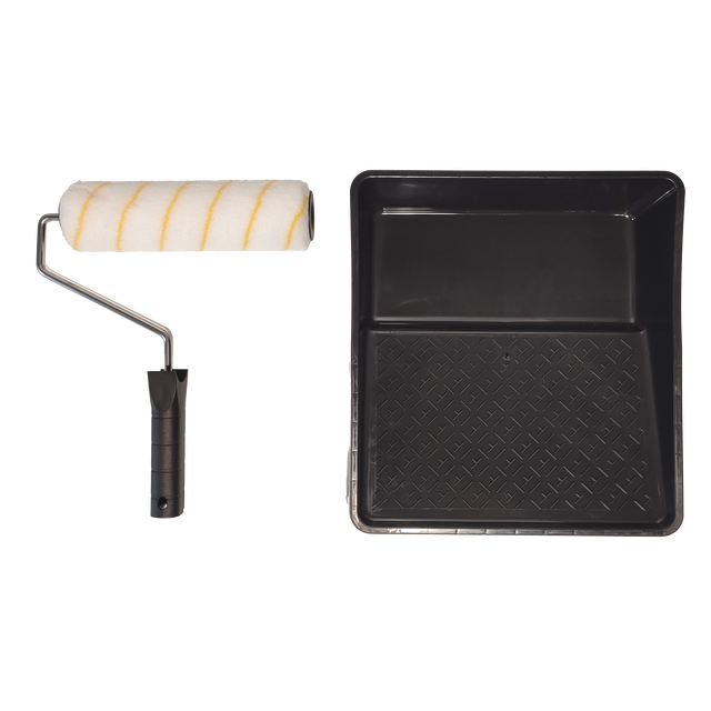 Zestaw malarski kuweta z wałkiem 25 cm do farb emulsyjnych Globall