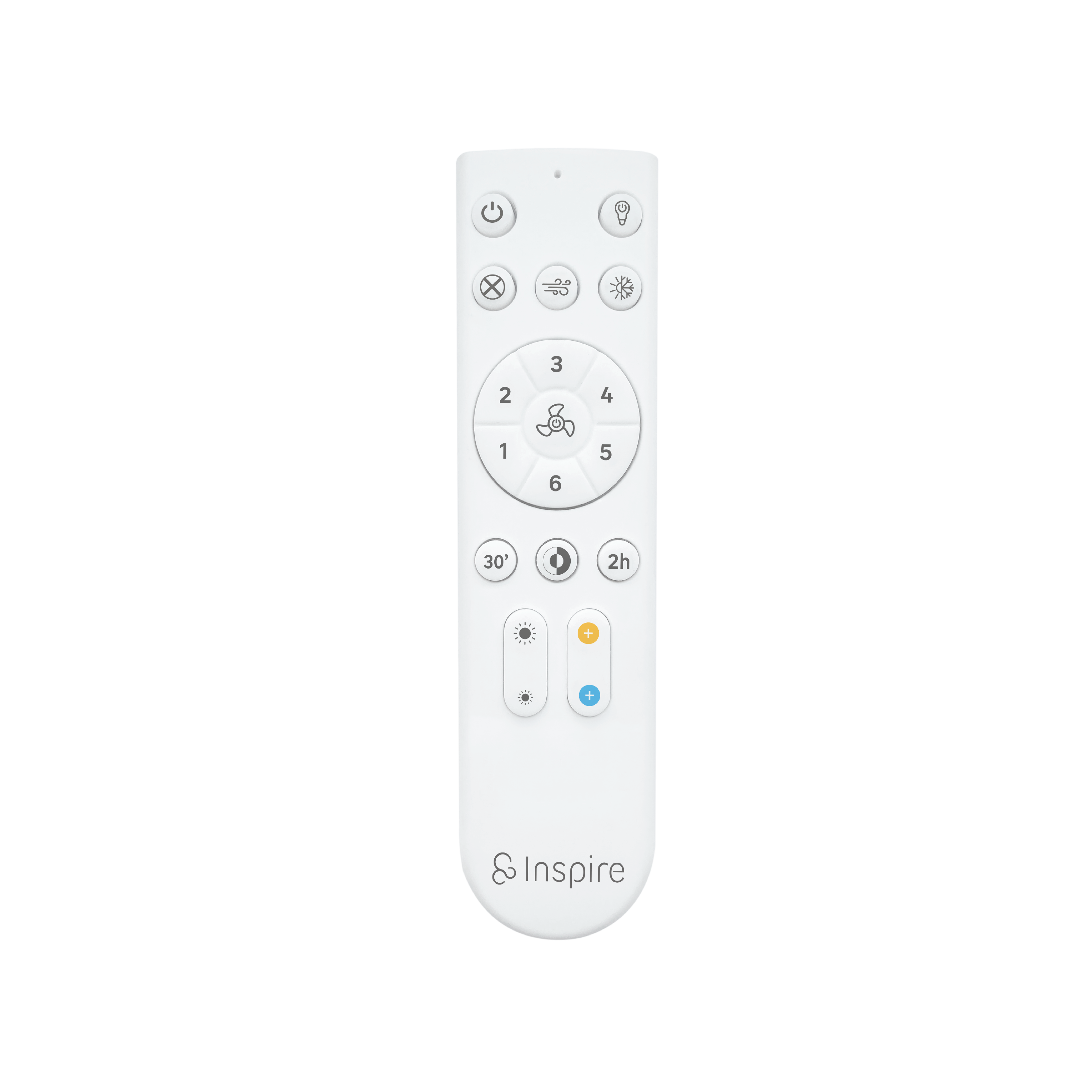 Lampowentylator Majola czarno-biały śr. 60 cm 6400 lm LED Inspire - 9