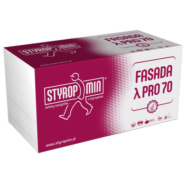 Styropian Fasada EPS 70 038 50 mm 6 m2 Styropmin