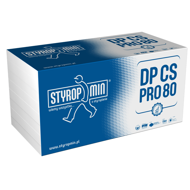 Styropian Dach i Podłoga EPS 80 30 mm 10 m2 Styropmin