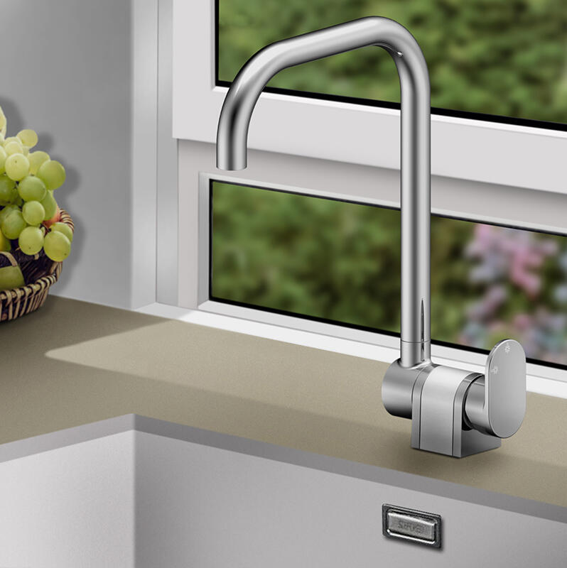 Rubinetto da cucina pieghevole a u Myan cromo lucido MARCO MAMMOLITI - 2