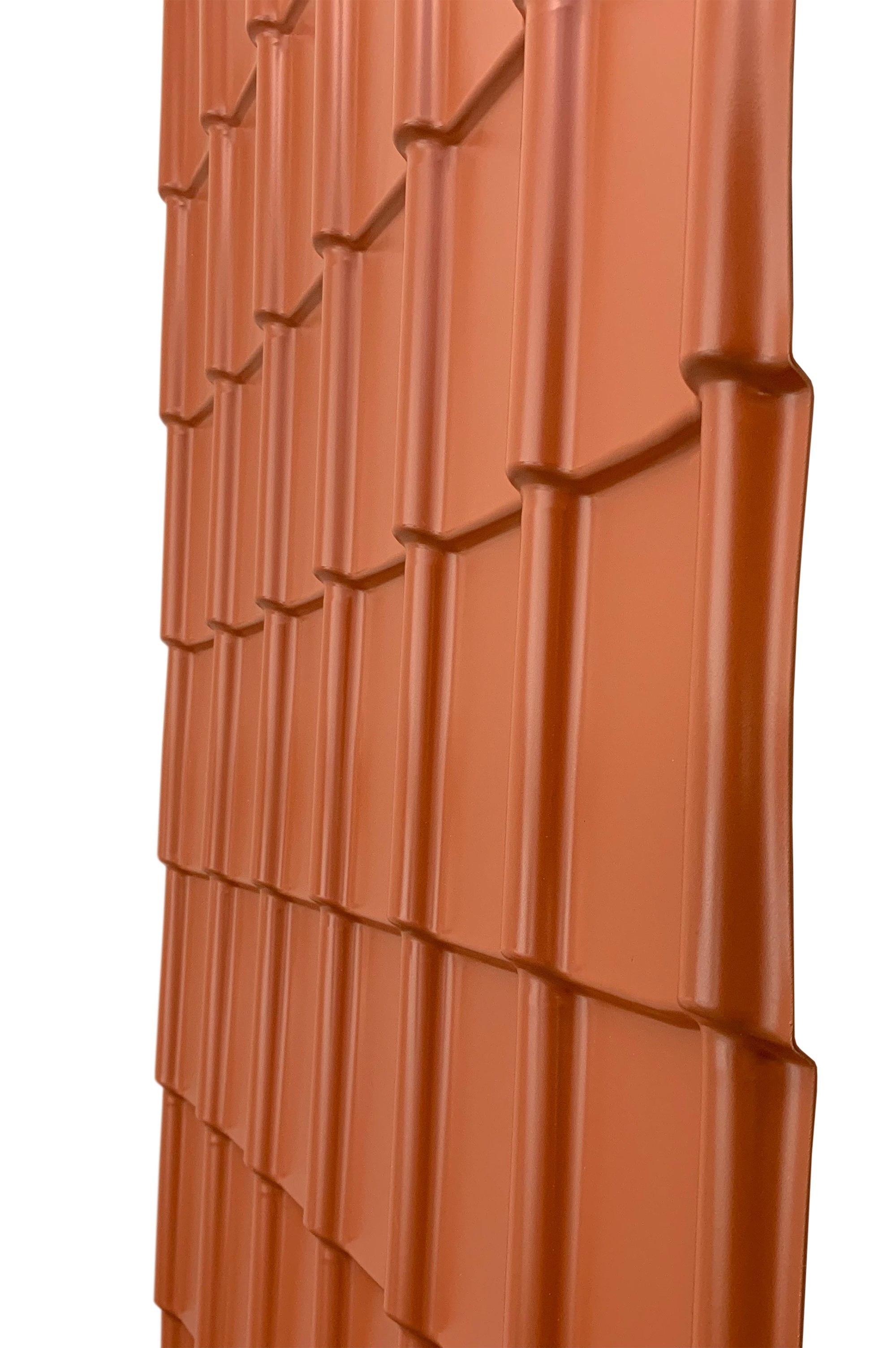 Feuille imitation tuile PVC ondulé marron l.1180 x L.1840mm RENOLIT - 9