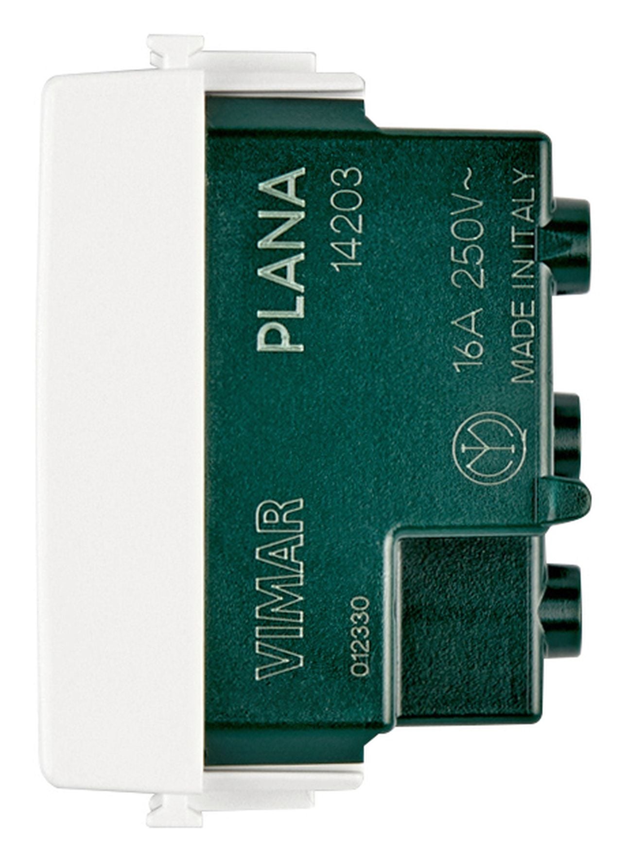 Presa di alimentazione Plana VIMAR  10-16 A, colore bianco - 2