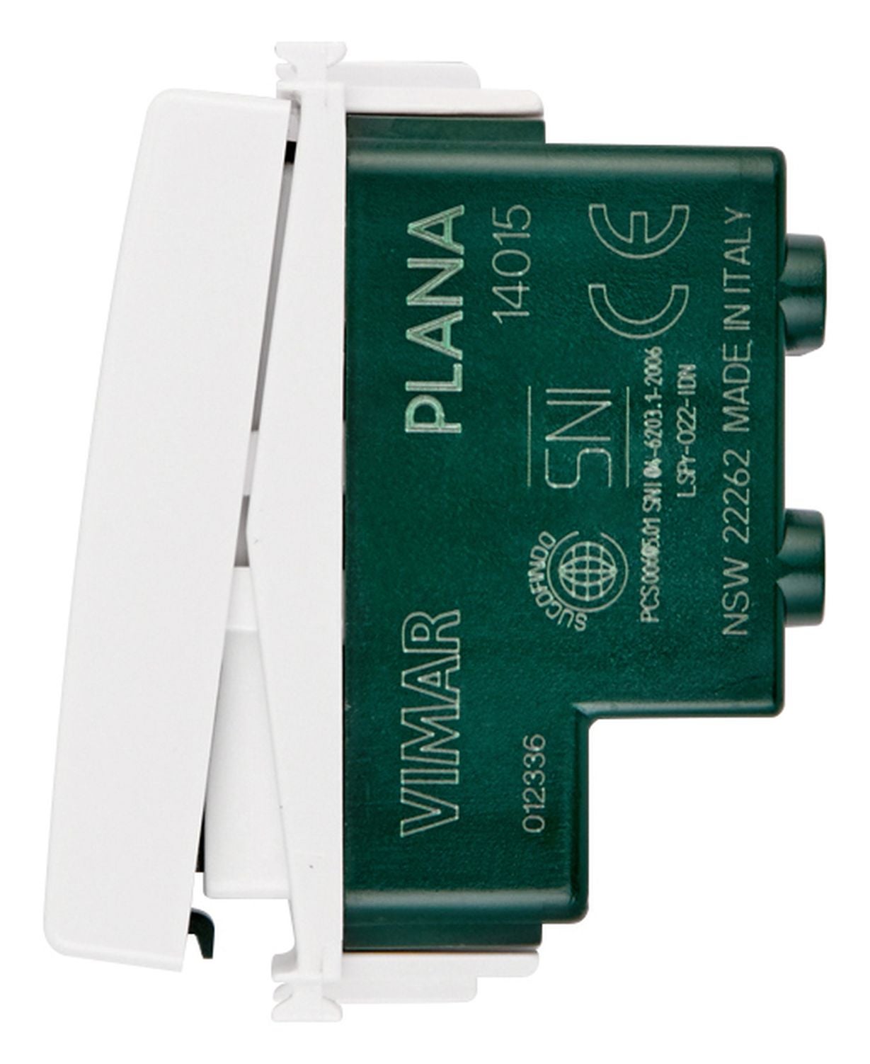 VIMAR - Plana Interruttore Bipolare Deviatore Presa Comandata Comando - Foto 5