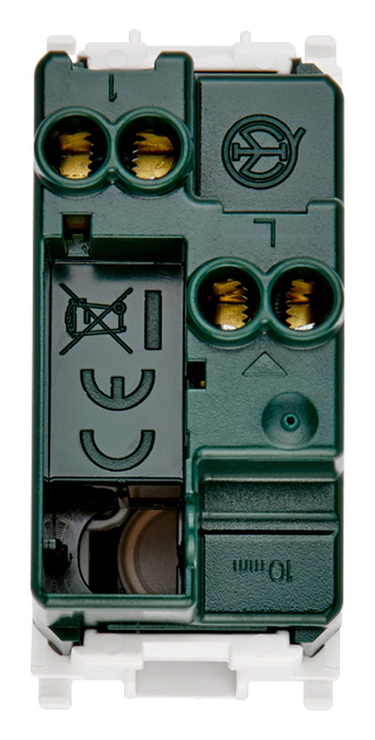 Pulsante assiale 1P NO 10A Plana VIMAR bianco - 3