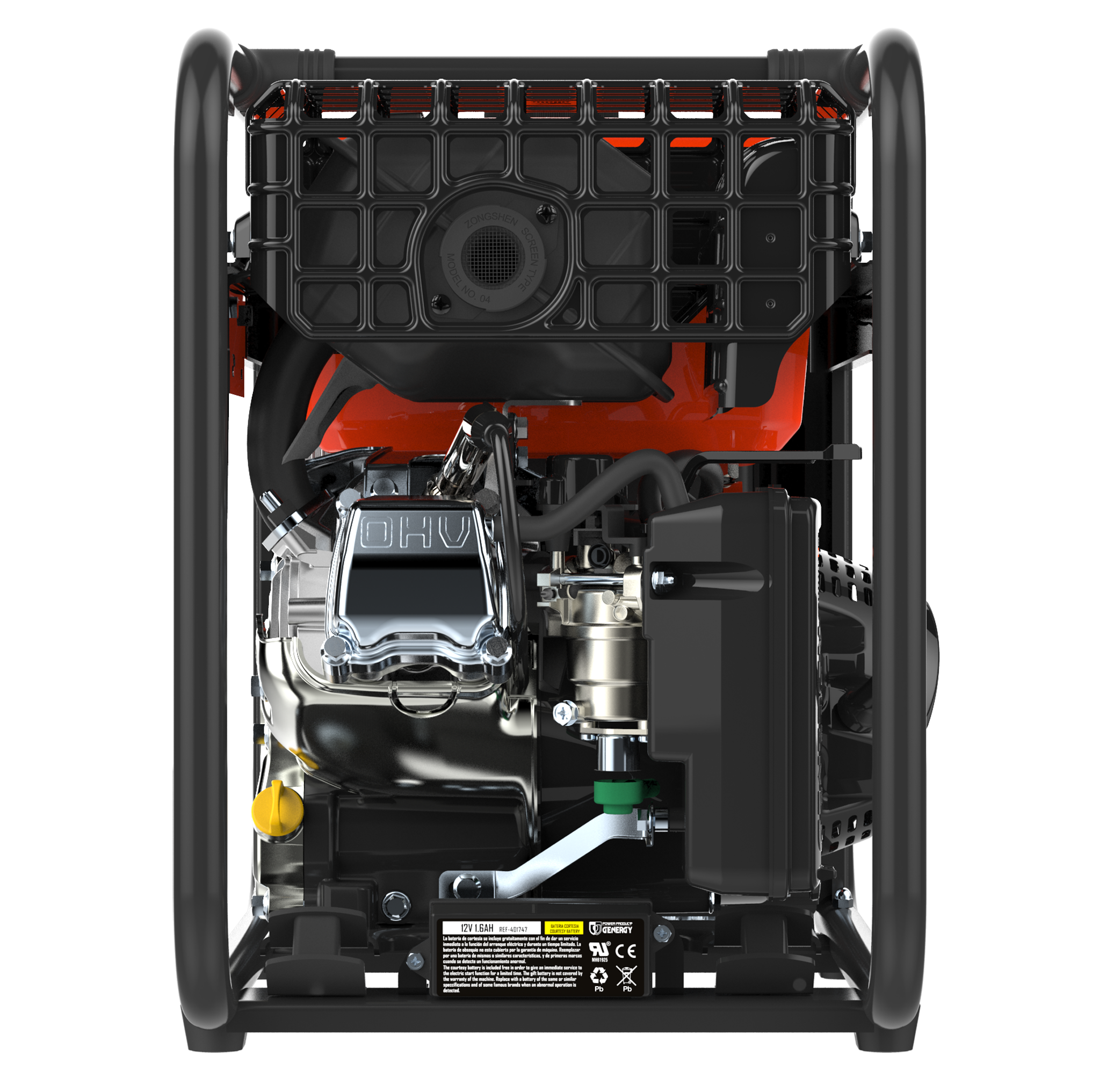Gerador inverter a gasolina arranque elétrico 4800W/4200W Genergy Feroe - 7