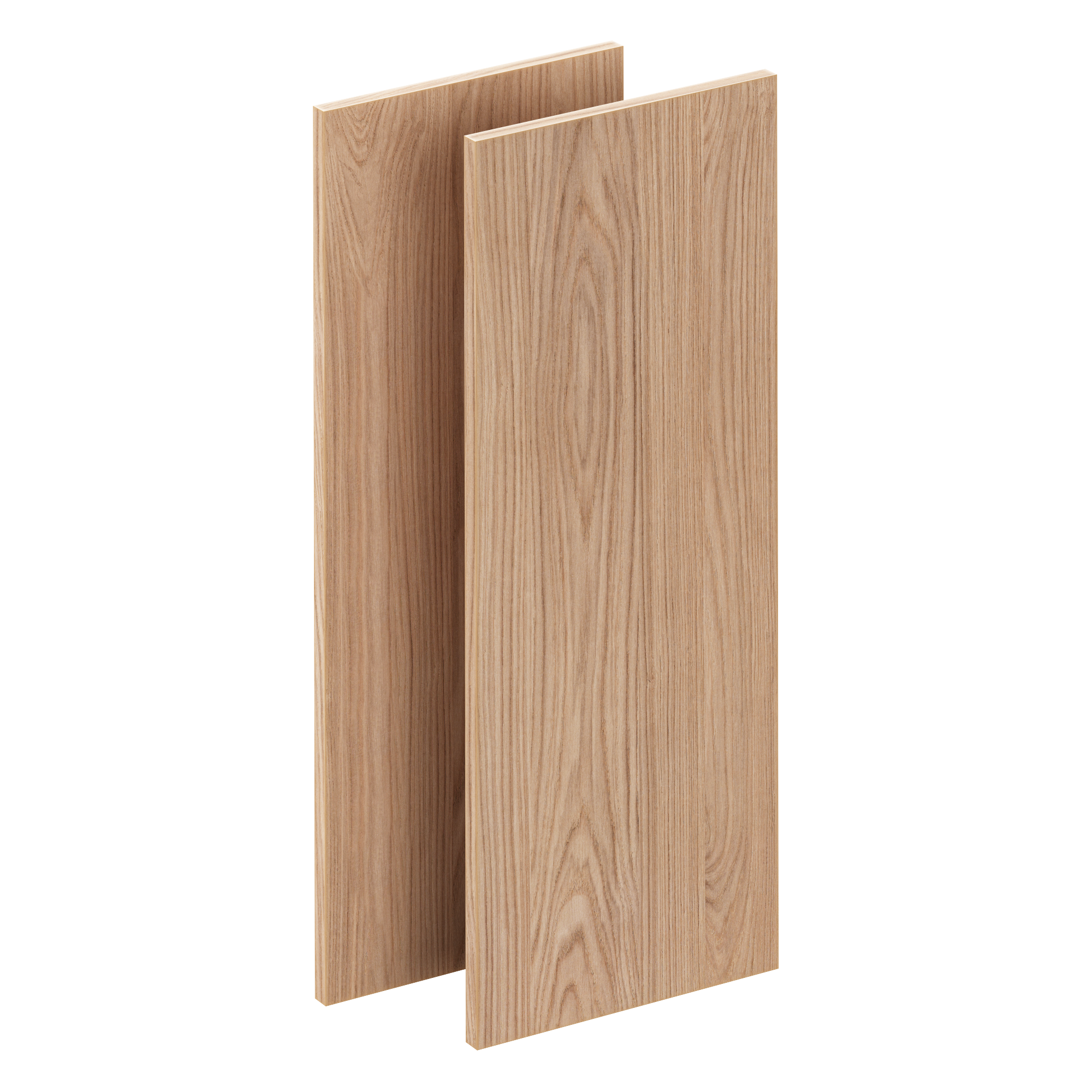 Lot de 2 portes de cuisine Hudson chêne miel mat H.76.7 x l.29.7