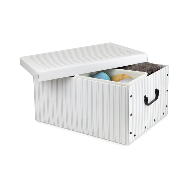 Contenitore Anton L 50 x H 25 x P 40 cm bianco