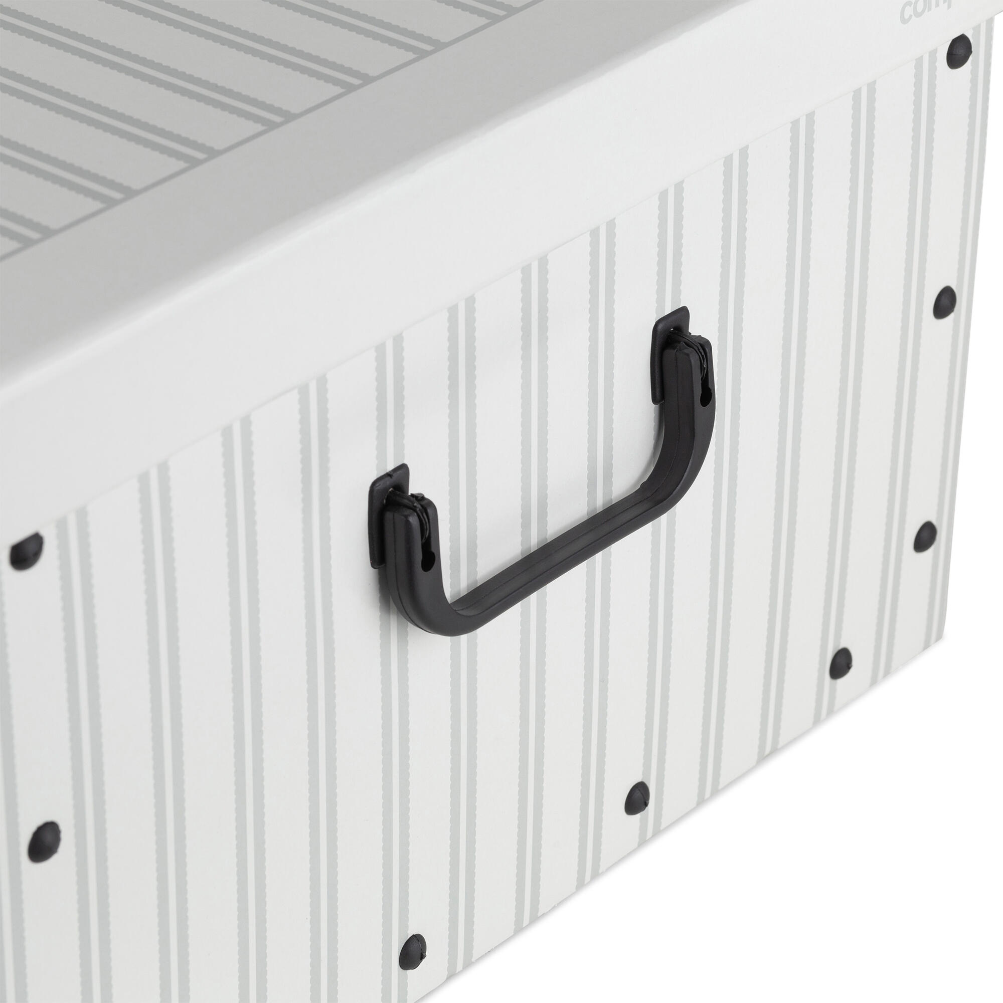 Contenitore Anton L 50 x H 25 x P 40 cm bianco - 7