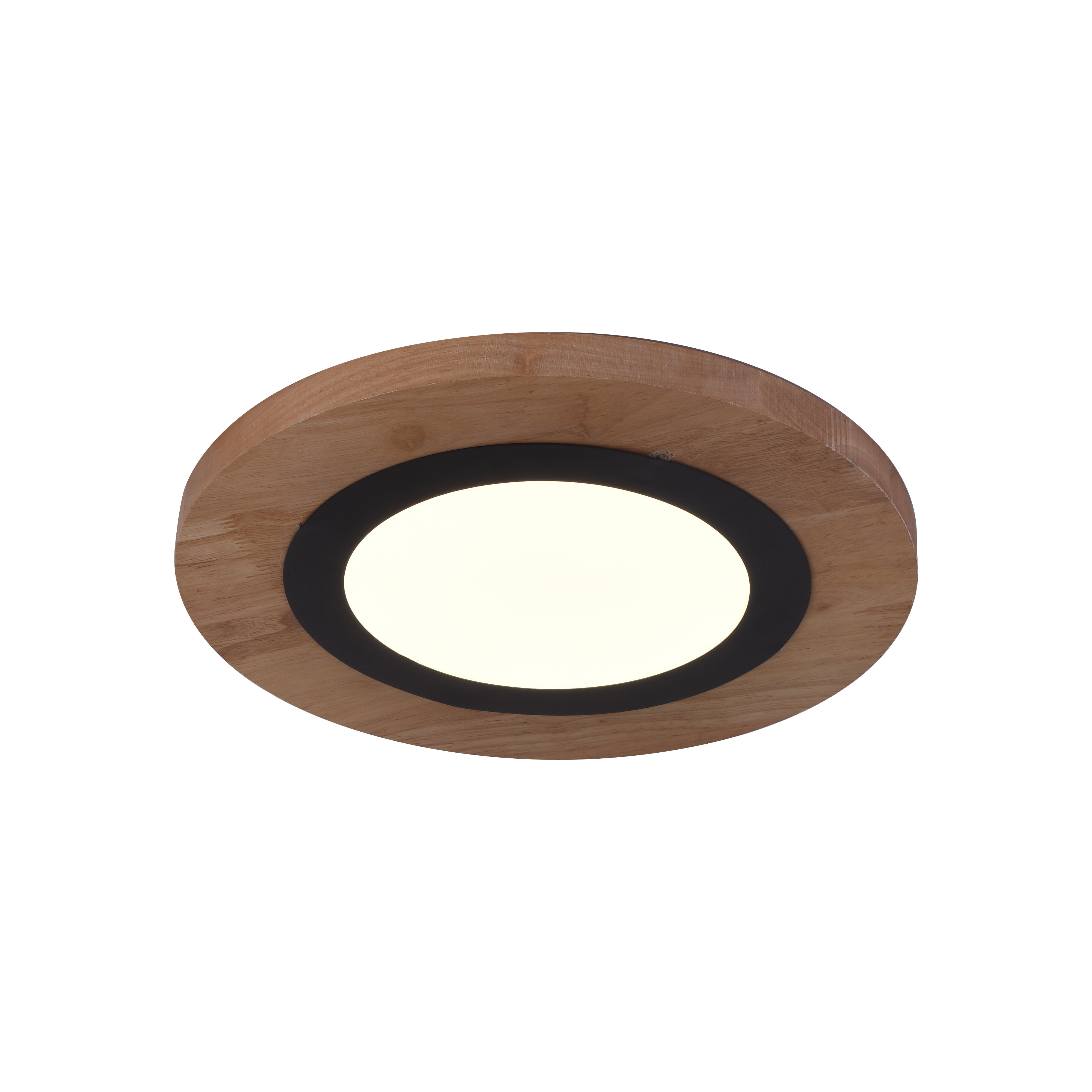 Plafón LED redondo negro CRISTAL RECORD 1200 lm color de la luz de cálida a fría CCT (3000K-6000K) ø30 cm IP20 - 3