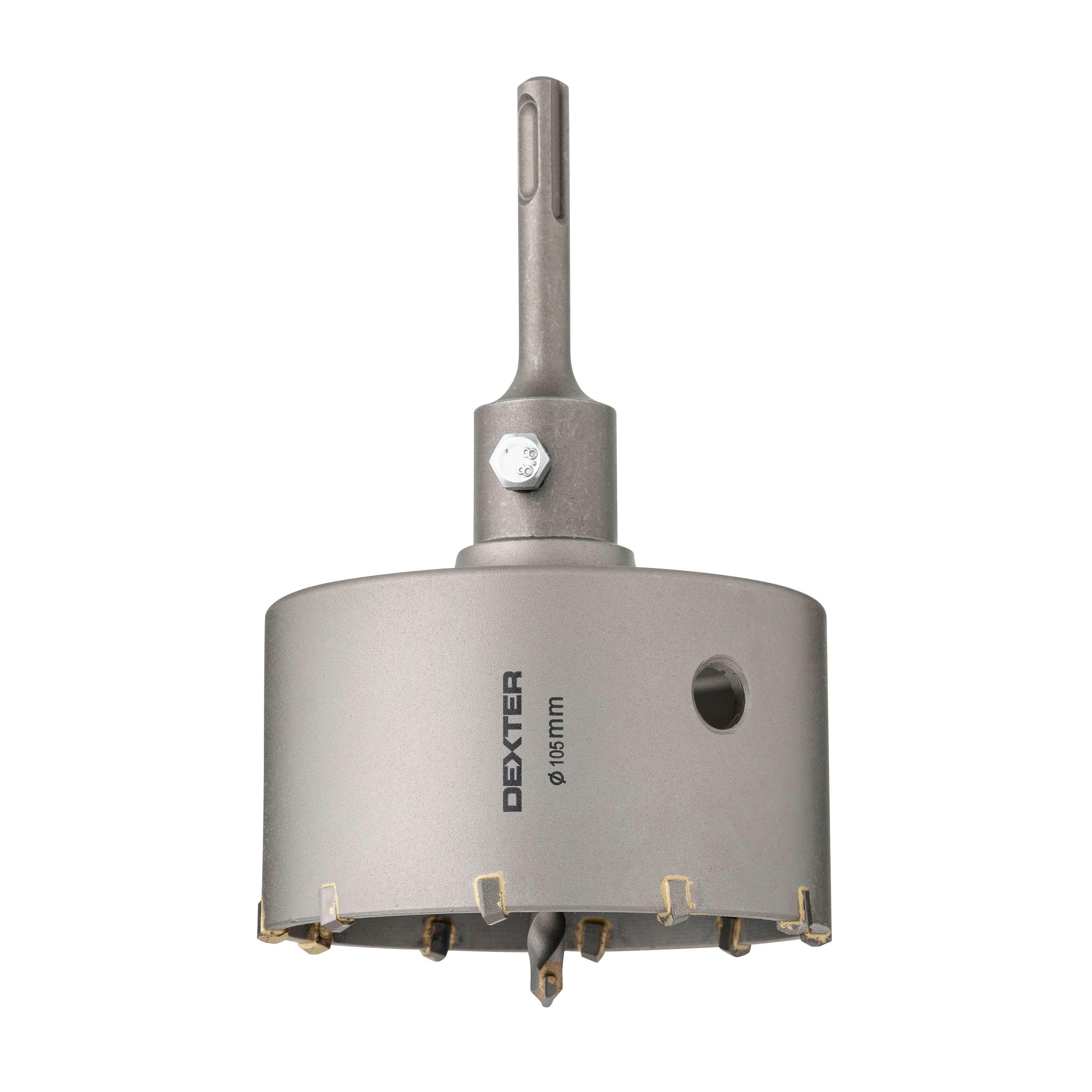 Broca craniana para betão, cimento e tijolo SDS Plus Ø105 mm Dexter - 2
