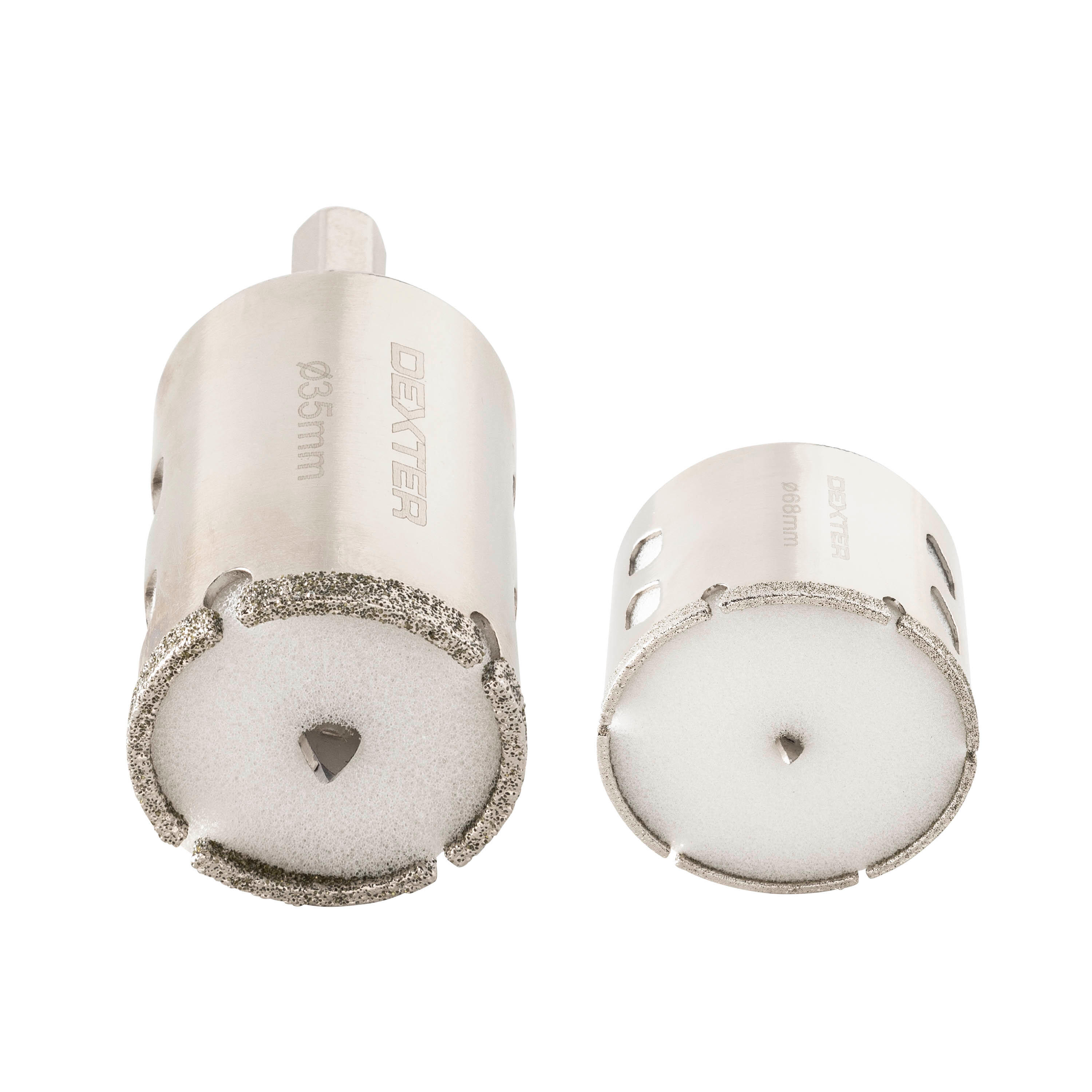 2 Brocas cranianas diamante para cerâmica Ø35 e 68 mm Dexter - 4