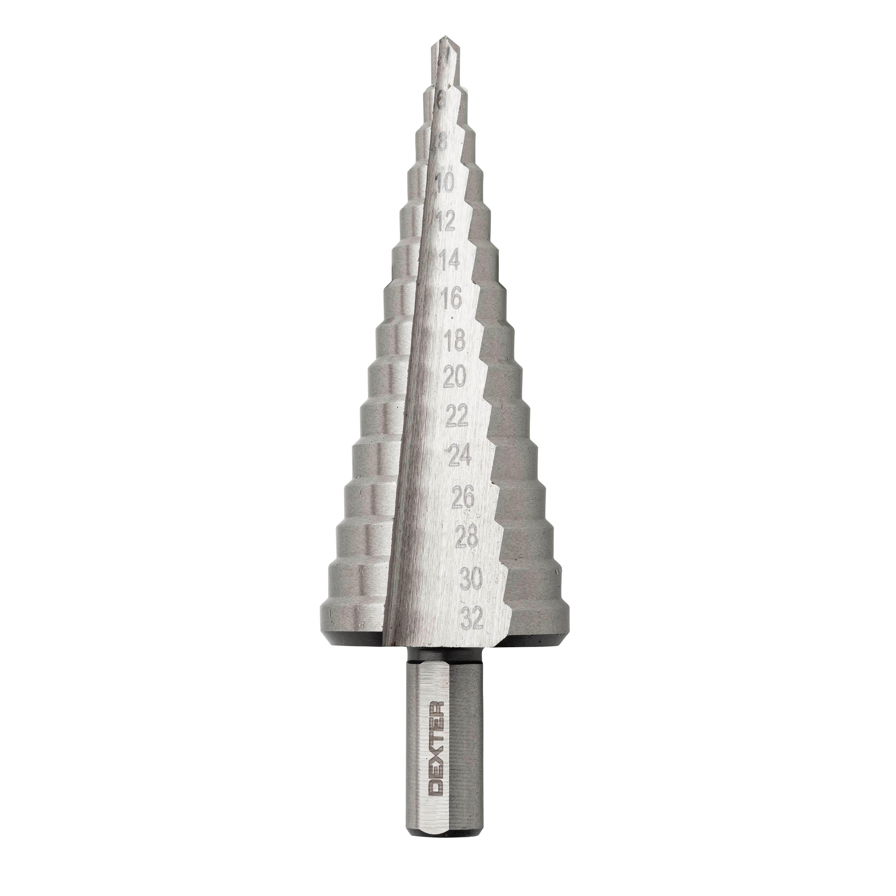 Broca escalonada HSS para metal 4-32 mm Dexter - 2