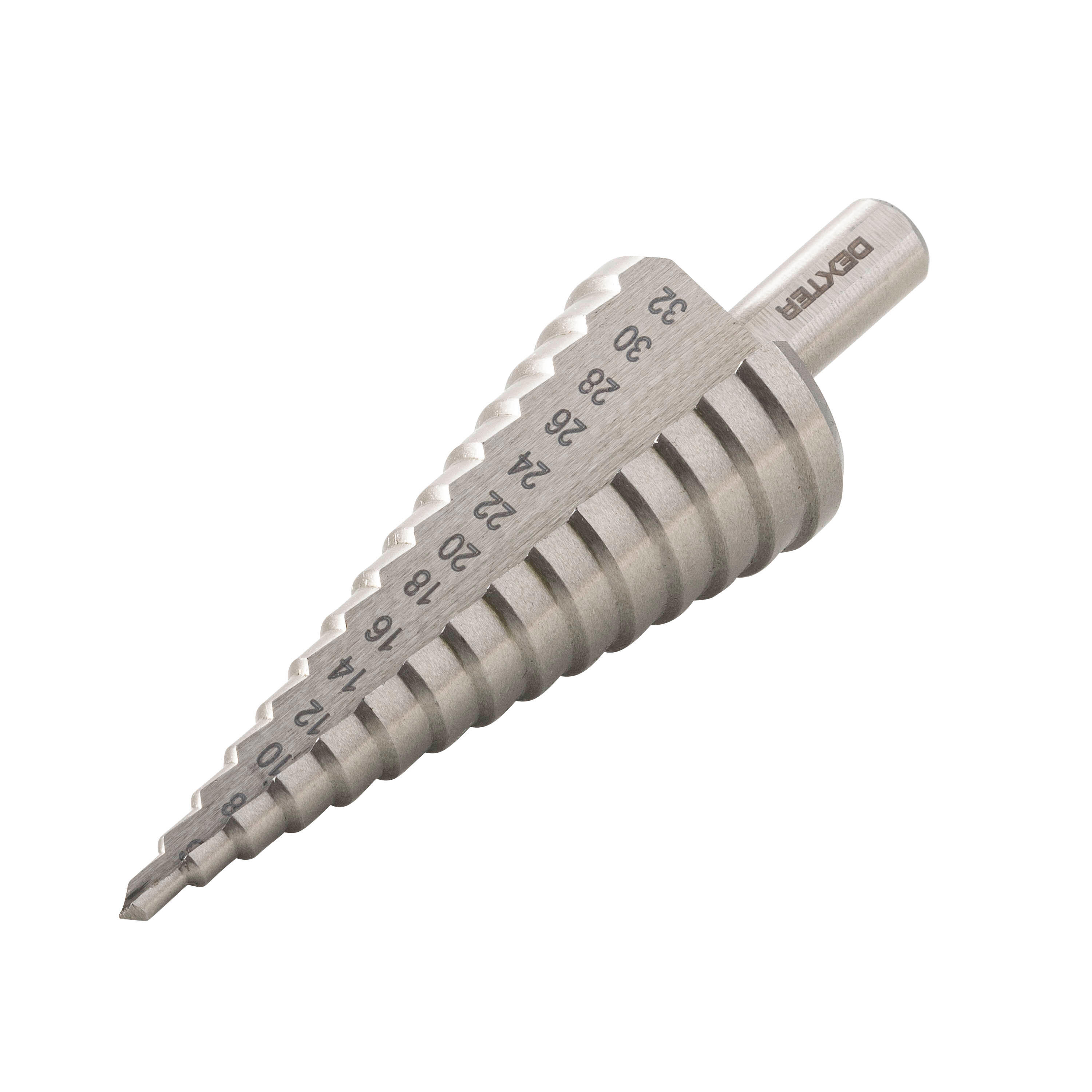 Broca escalonada HSS para metal 4-32 mm Dexter - 4