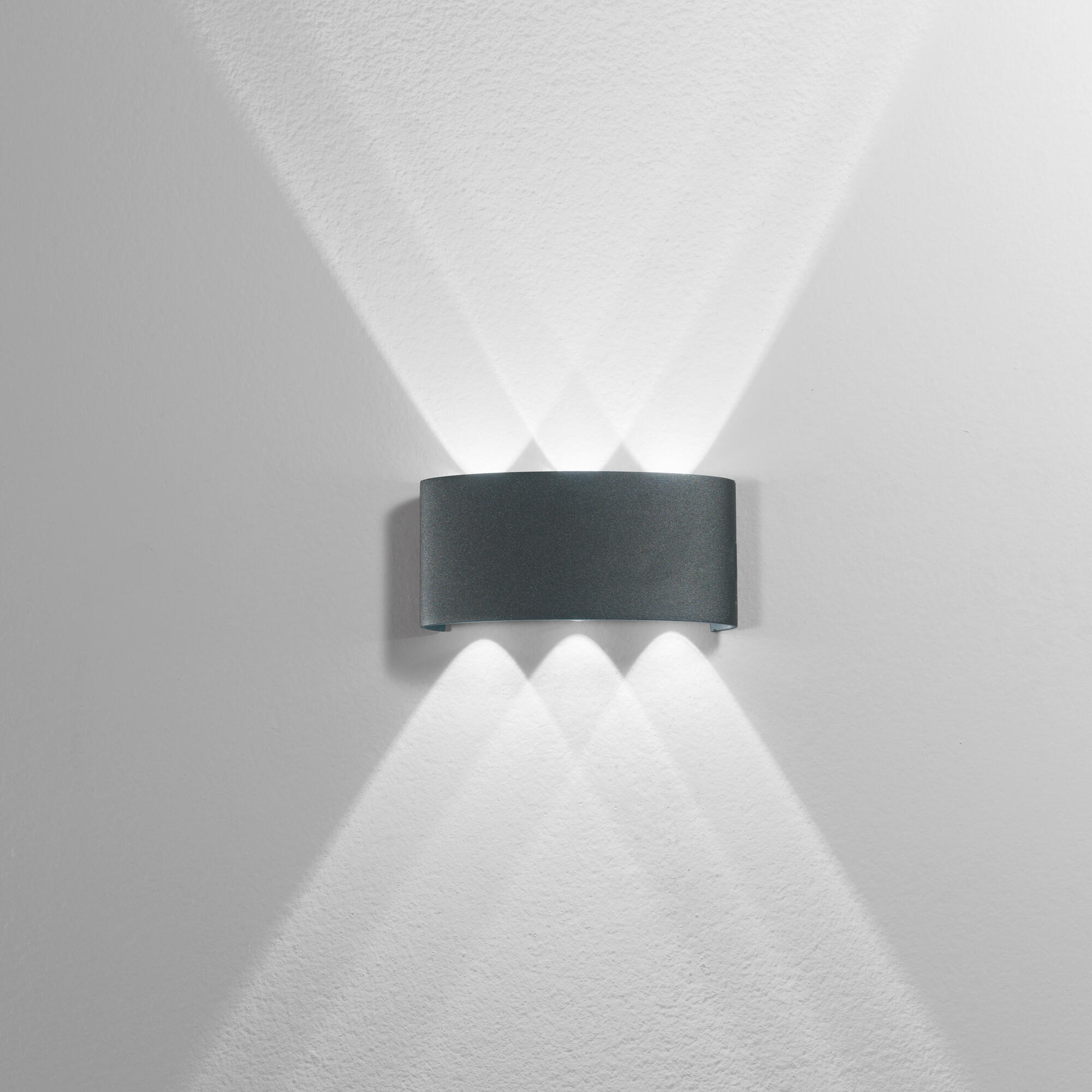 Applique LED moderno da esterno Beetle nero IP54, luce bianco naturale 600 lumen - 2