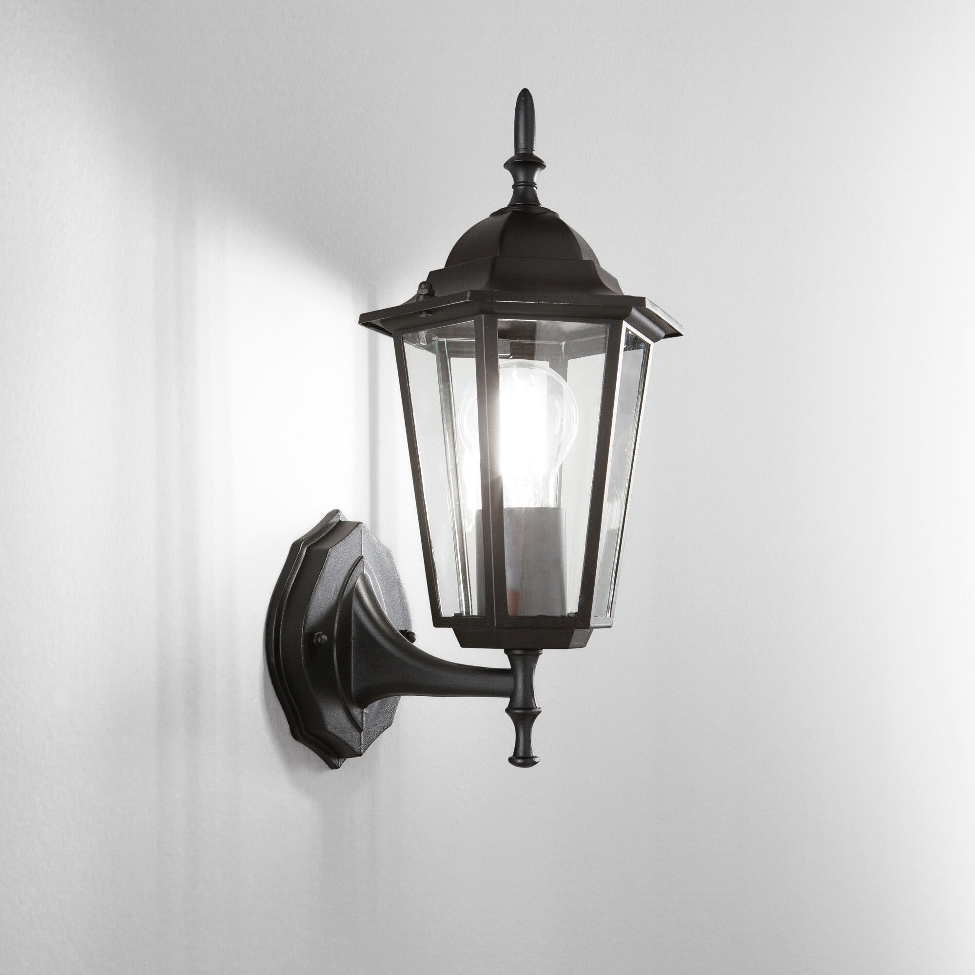 Applique classico da esterno Milano bianco IP44 1X E27 INTEC - 2