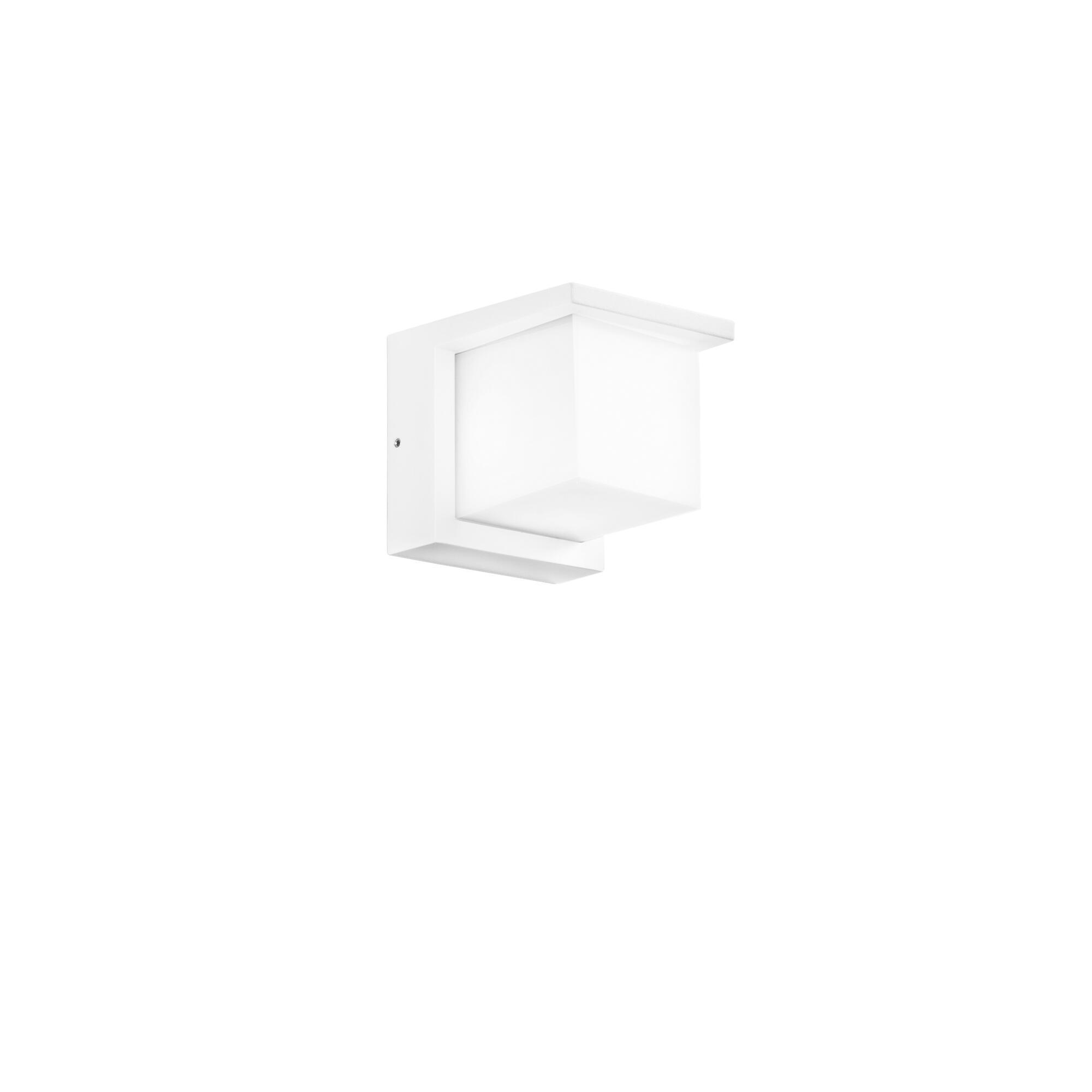 Applique LED moderno da esterno Nismo bianco IP44, luce bianco naturale 1100 lumen, INTEC - 4