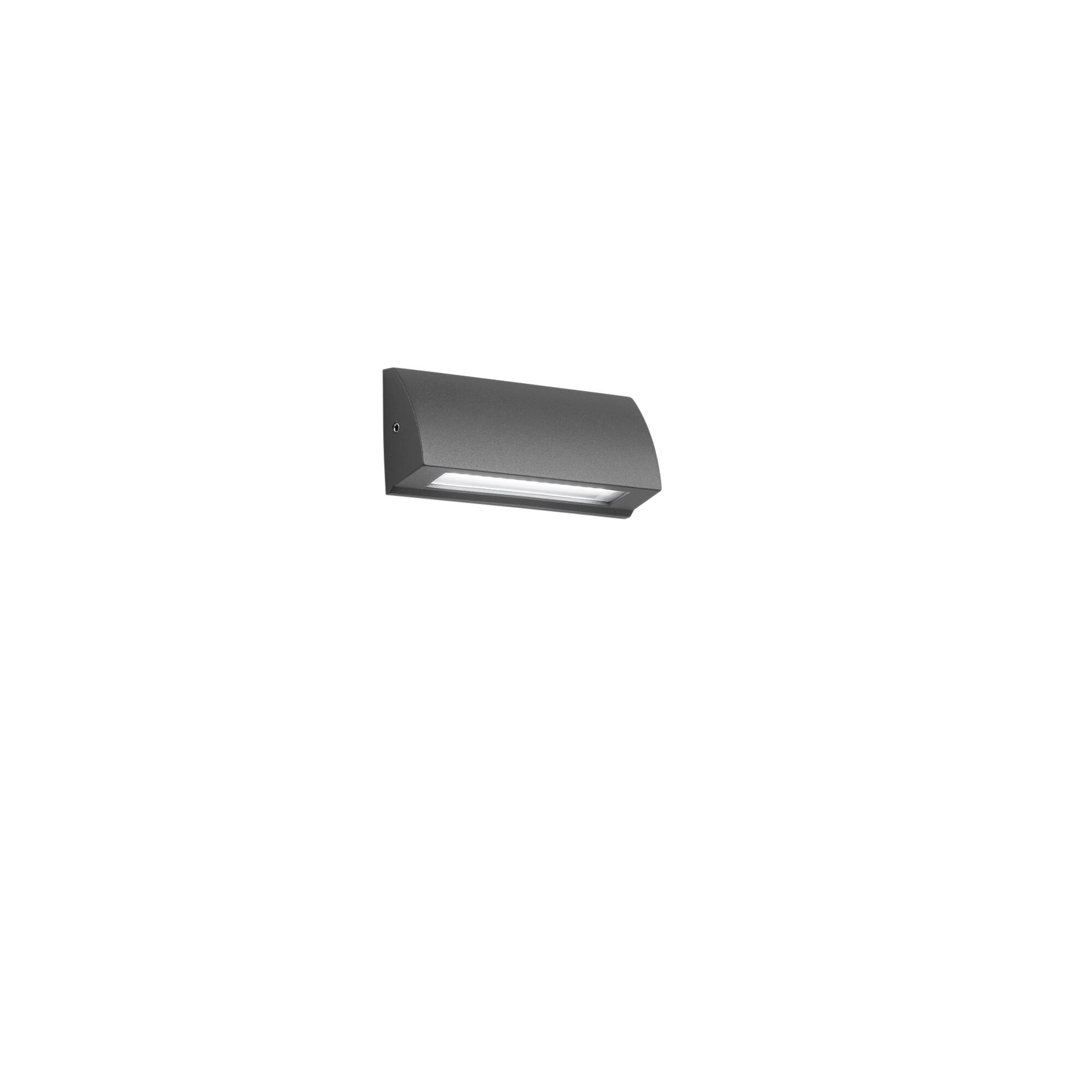 Applique LED moderno da esterno Shelby doppia luce nero IP54, luce bianco naturale 120 lumen, INTEC - 4