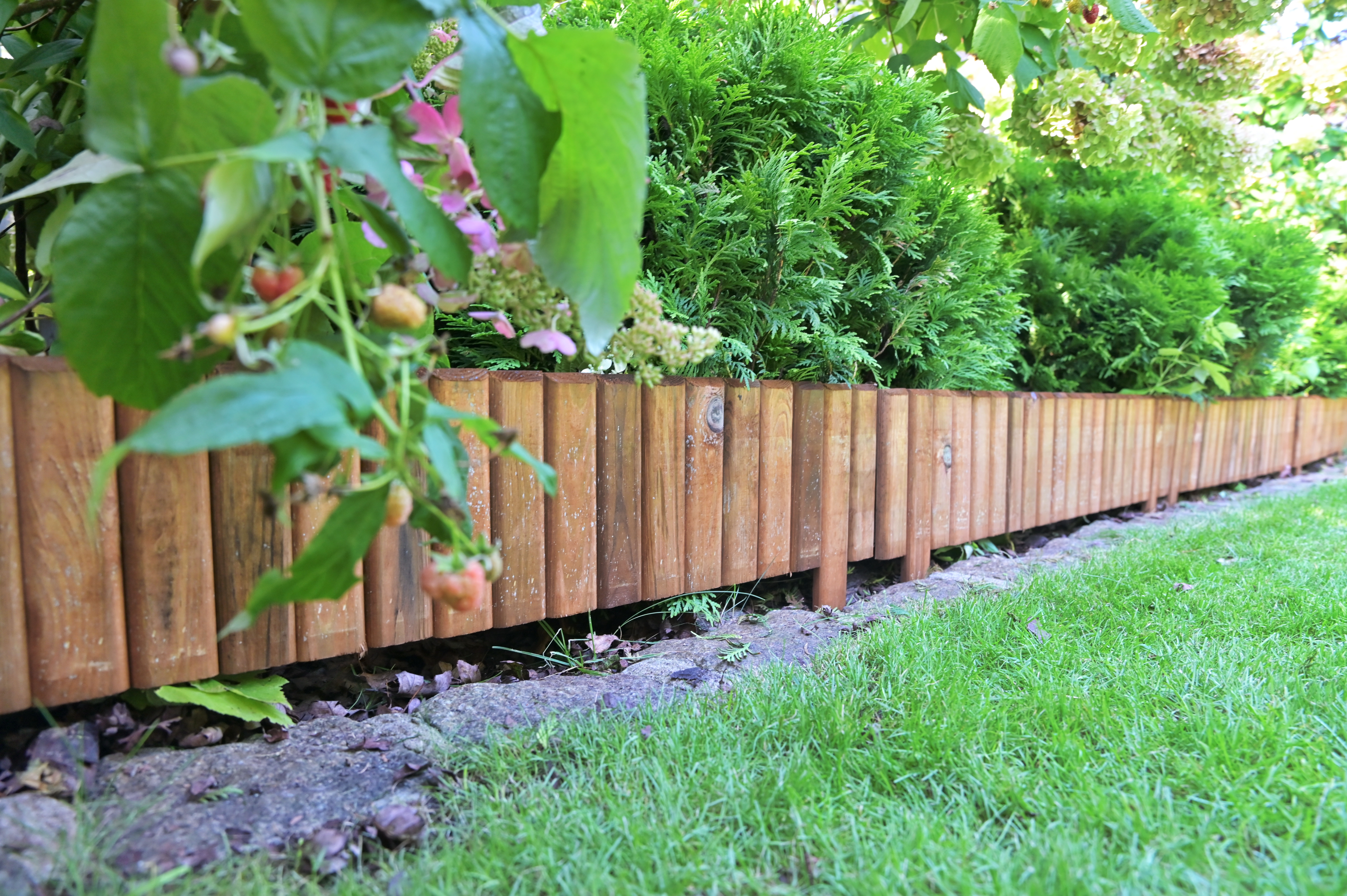 Płotek drewniany wbijany Nive 90x17/30 cm Naterial - 2