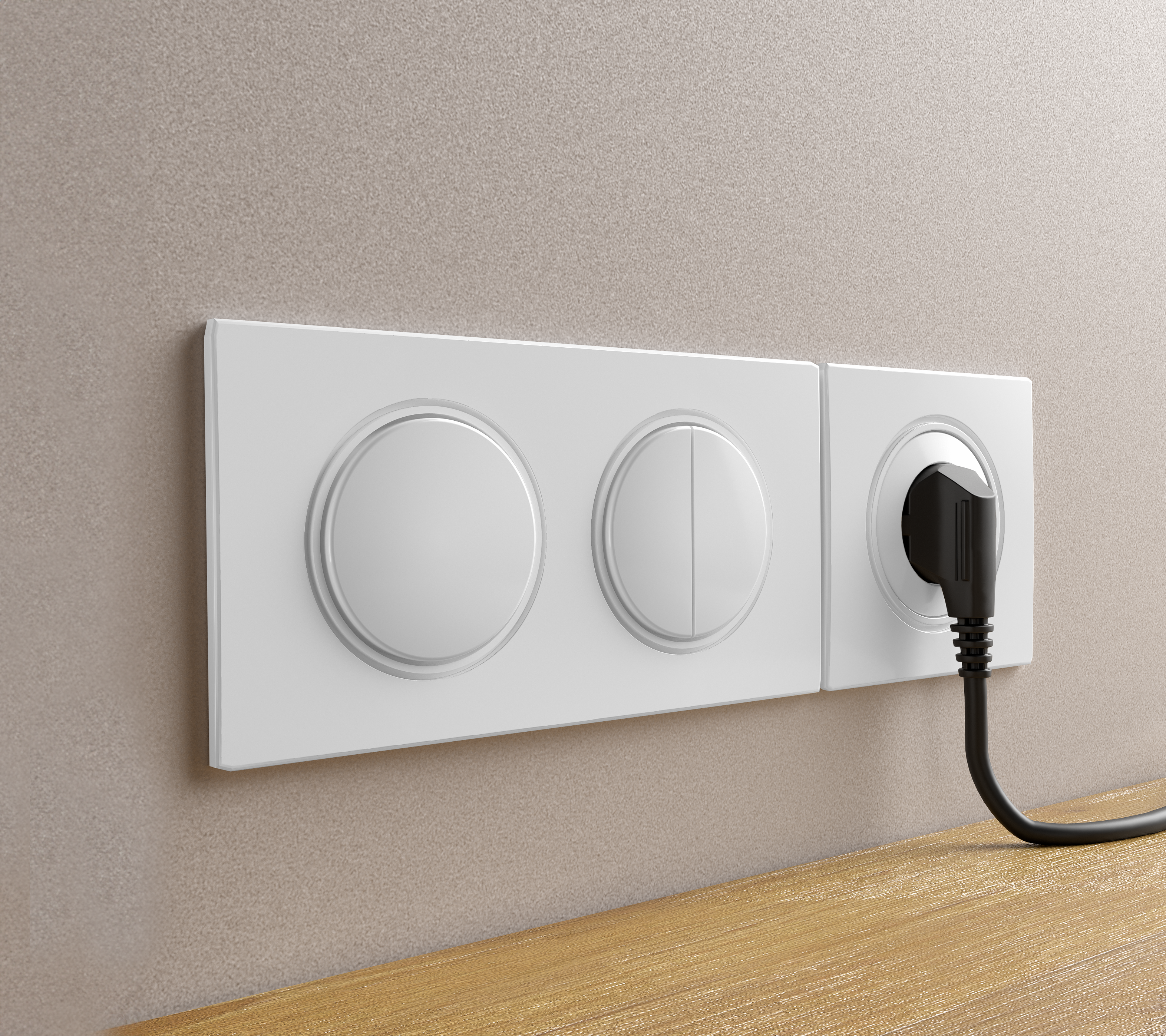 Włącznik pojedynczy Ardea Biały LEXMAN - 5