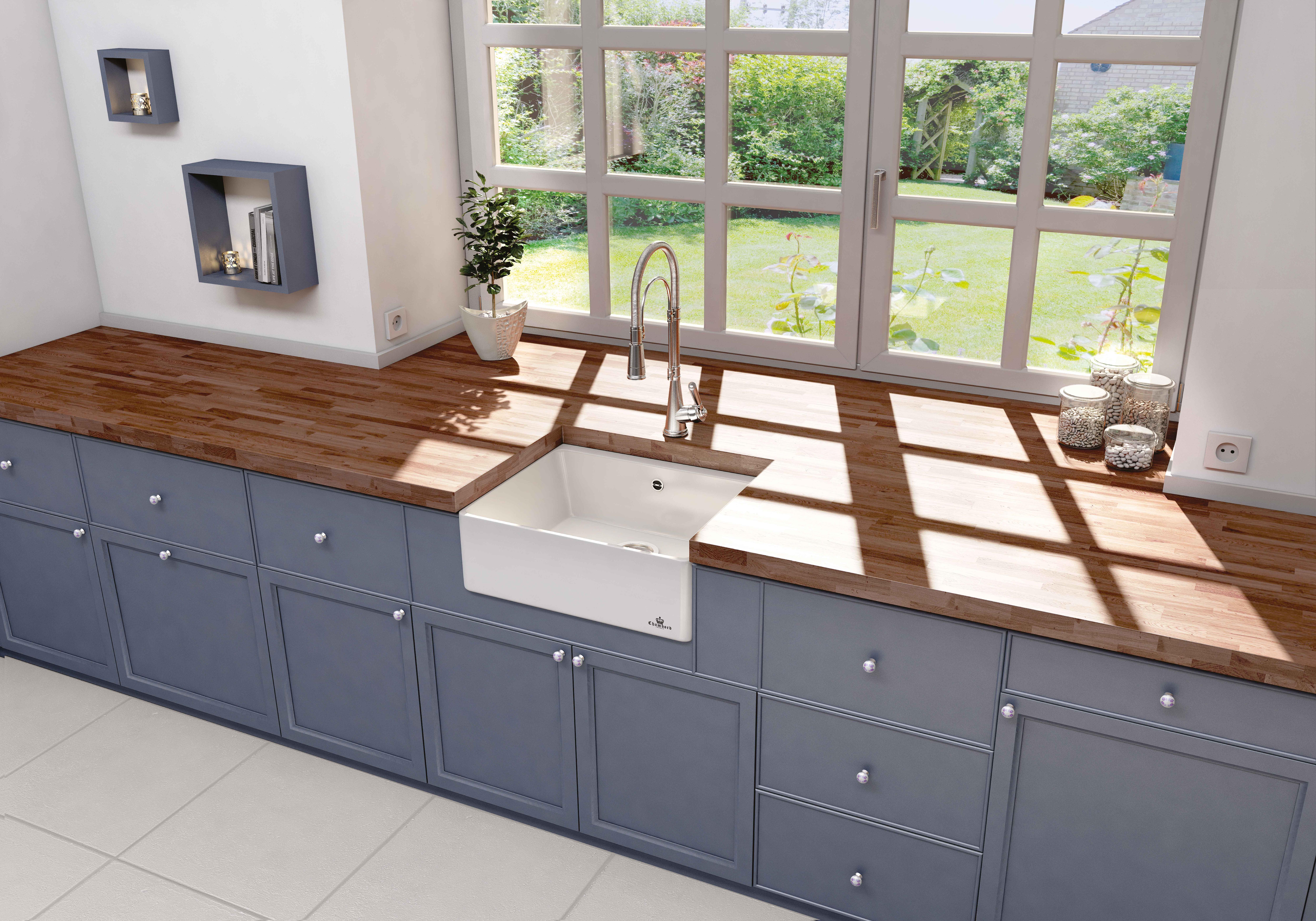 Fregadero de   CHAMBORD Clotaire I  59.5 x 50 cm - 2