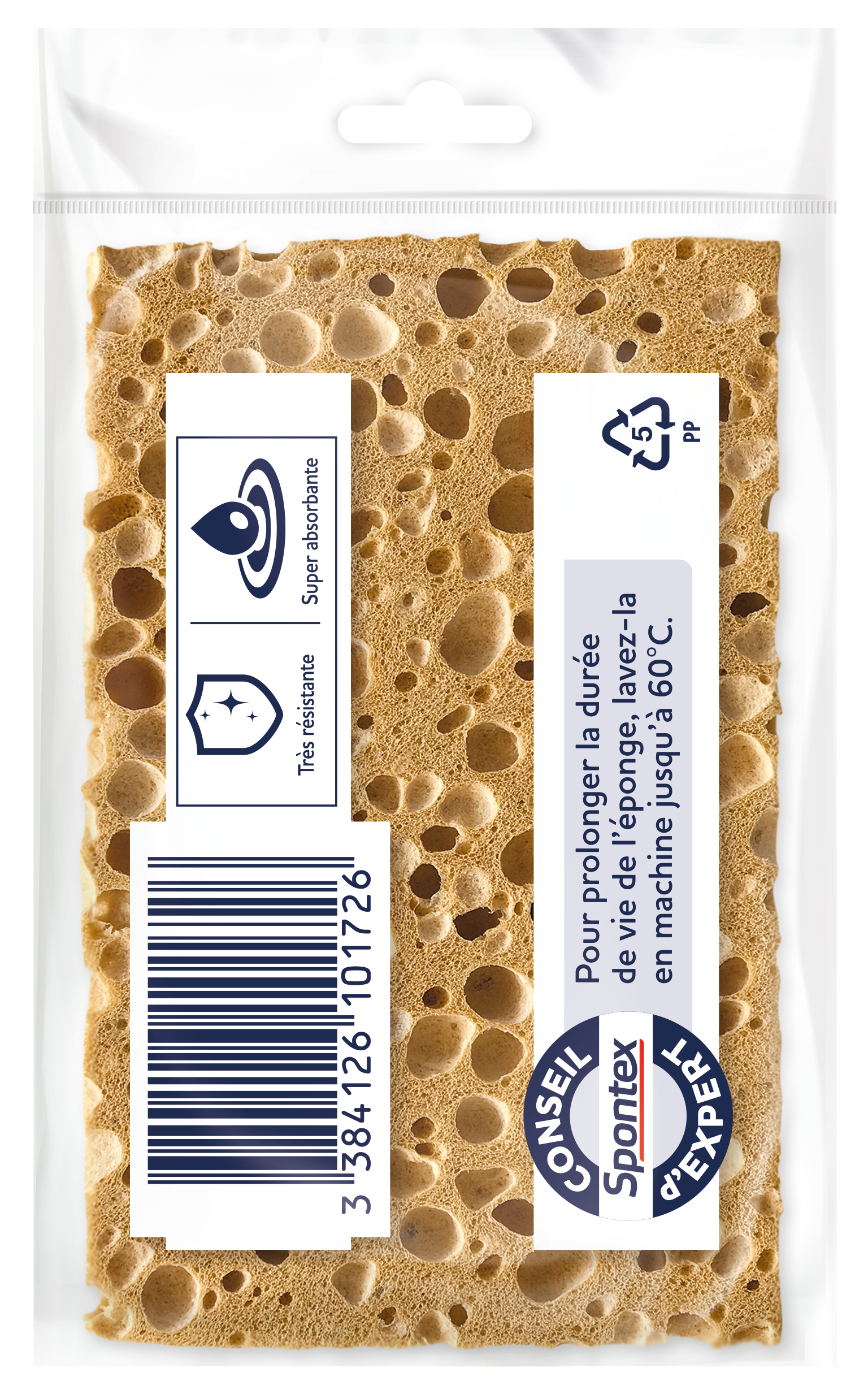 Éponge artificielle Gros travaux, SPONTEX EXPERT - 4