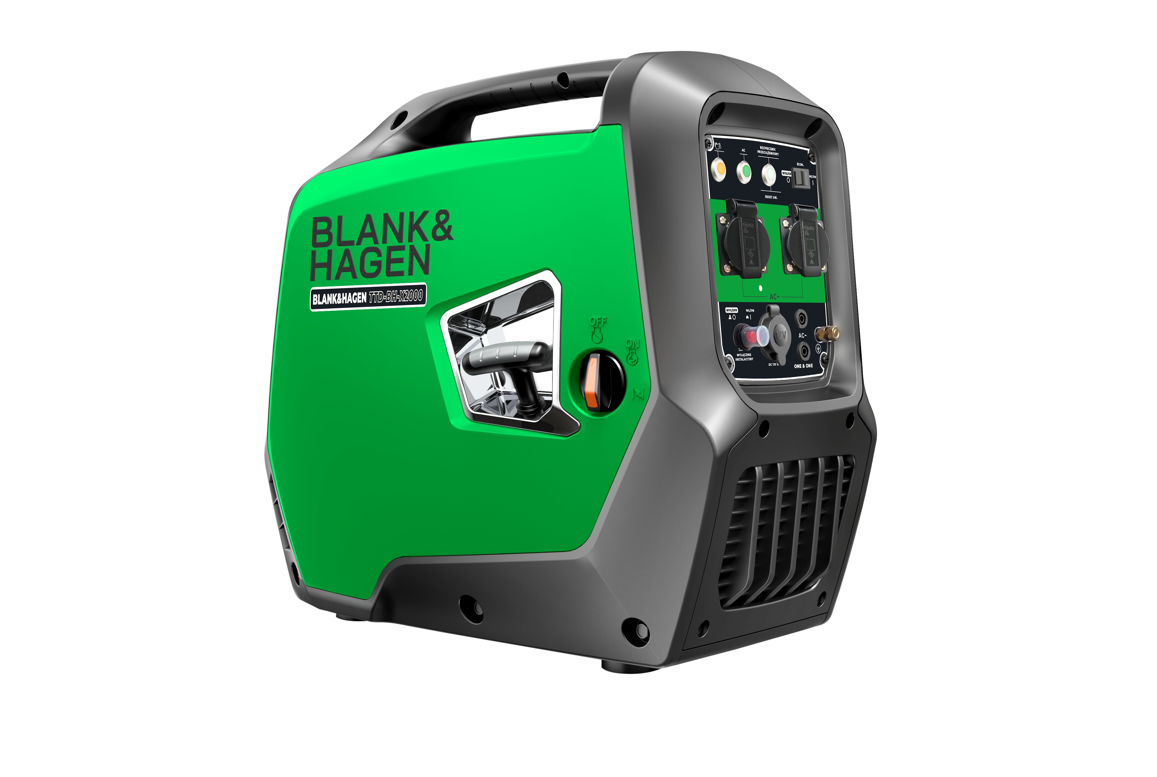 Agregat prądotwórczy inwerterowy 1.8 kW / 230 V TTD-BH-X2000 BLANK&amp;HAGEN