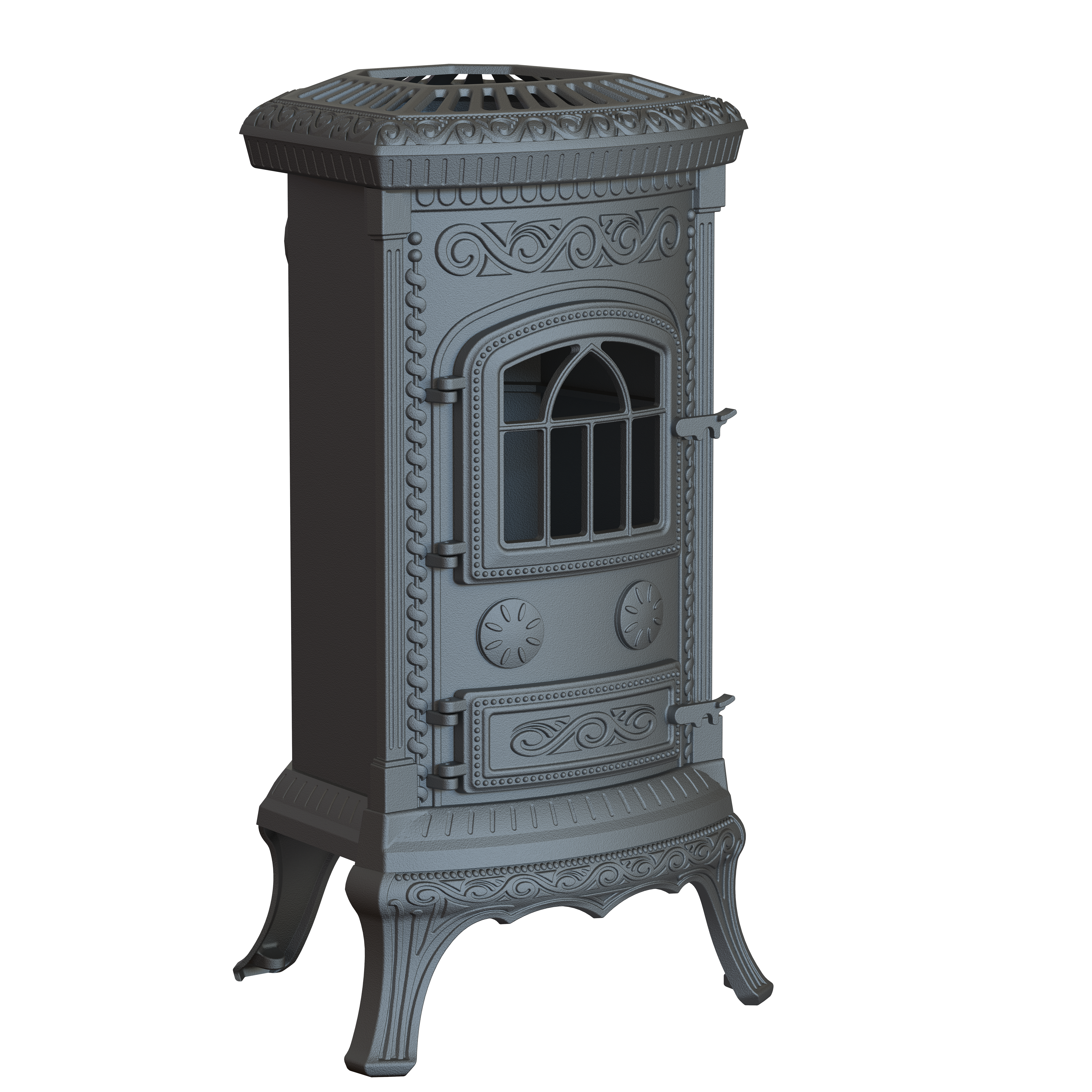 Piec kominkowy Plato czarny eko 6 kW Nordflam