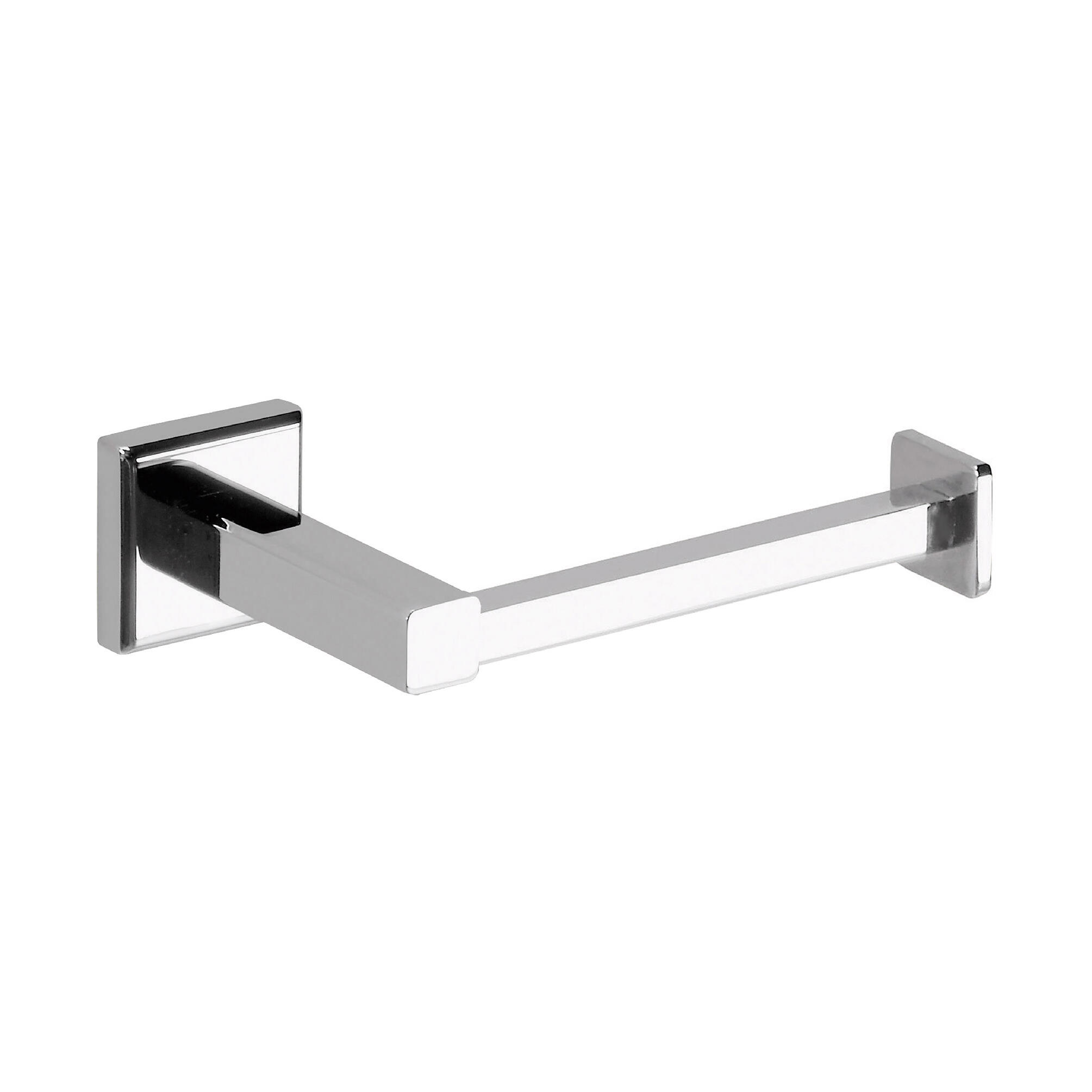 Portarrollo wc colorado gris cromado brillante 15.8x4.2 cm