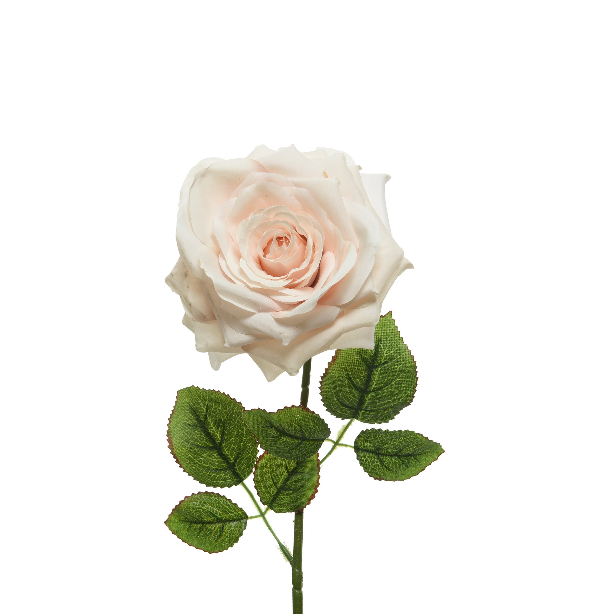 Vara artificial rosa blanca 52cm