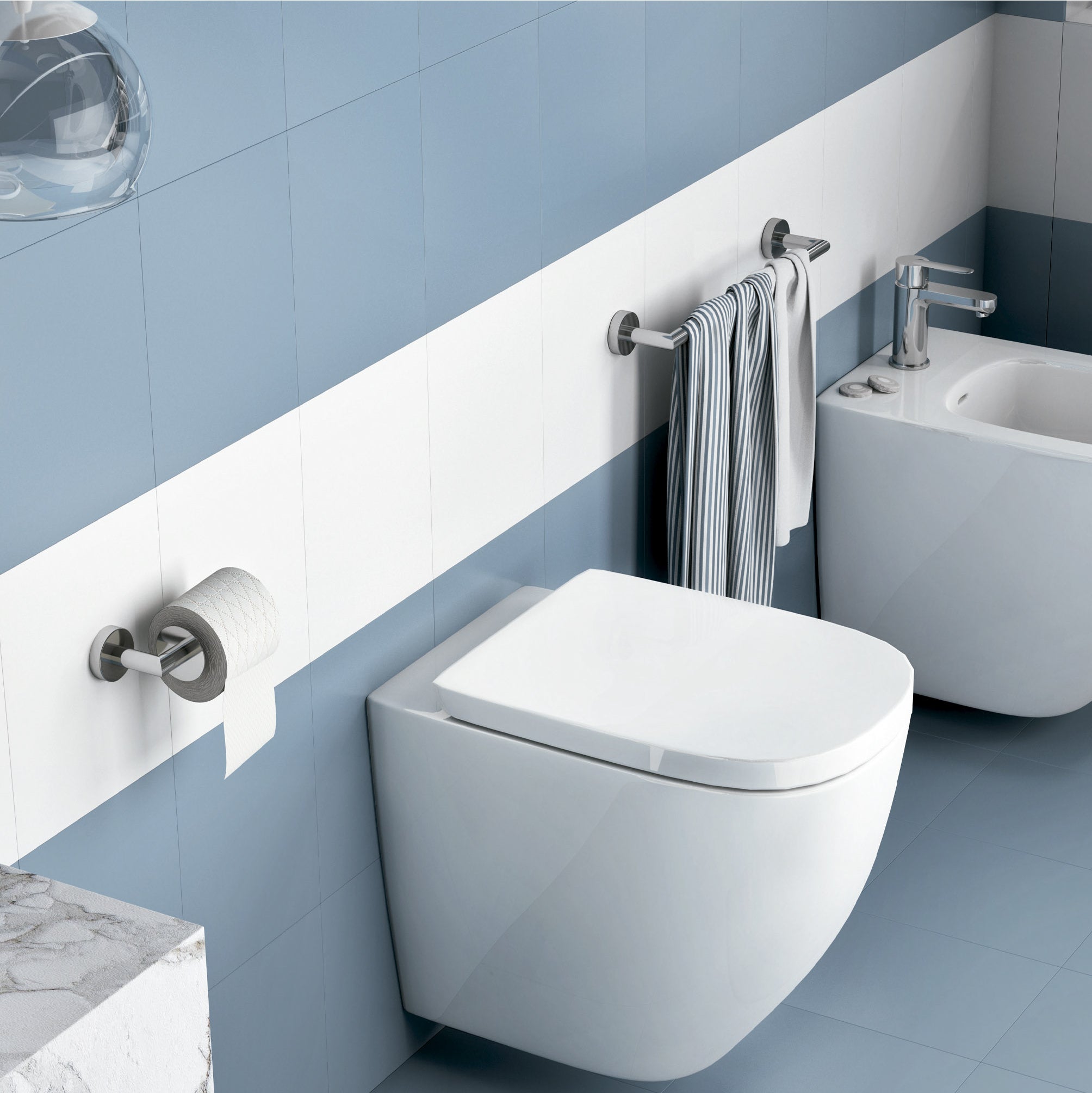 Toallero  Project cromado 30x5.3 cm - 6