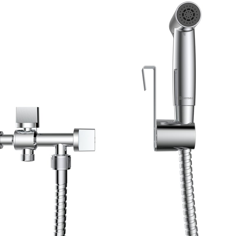 System bidetowy do WC Essential chrom Sensea