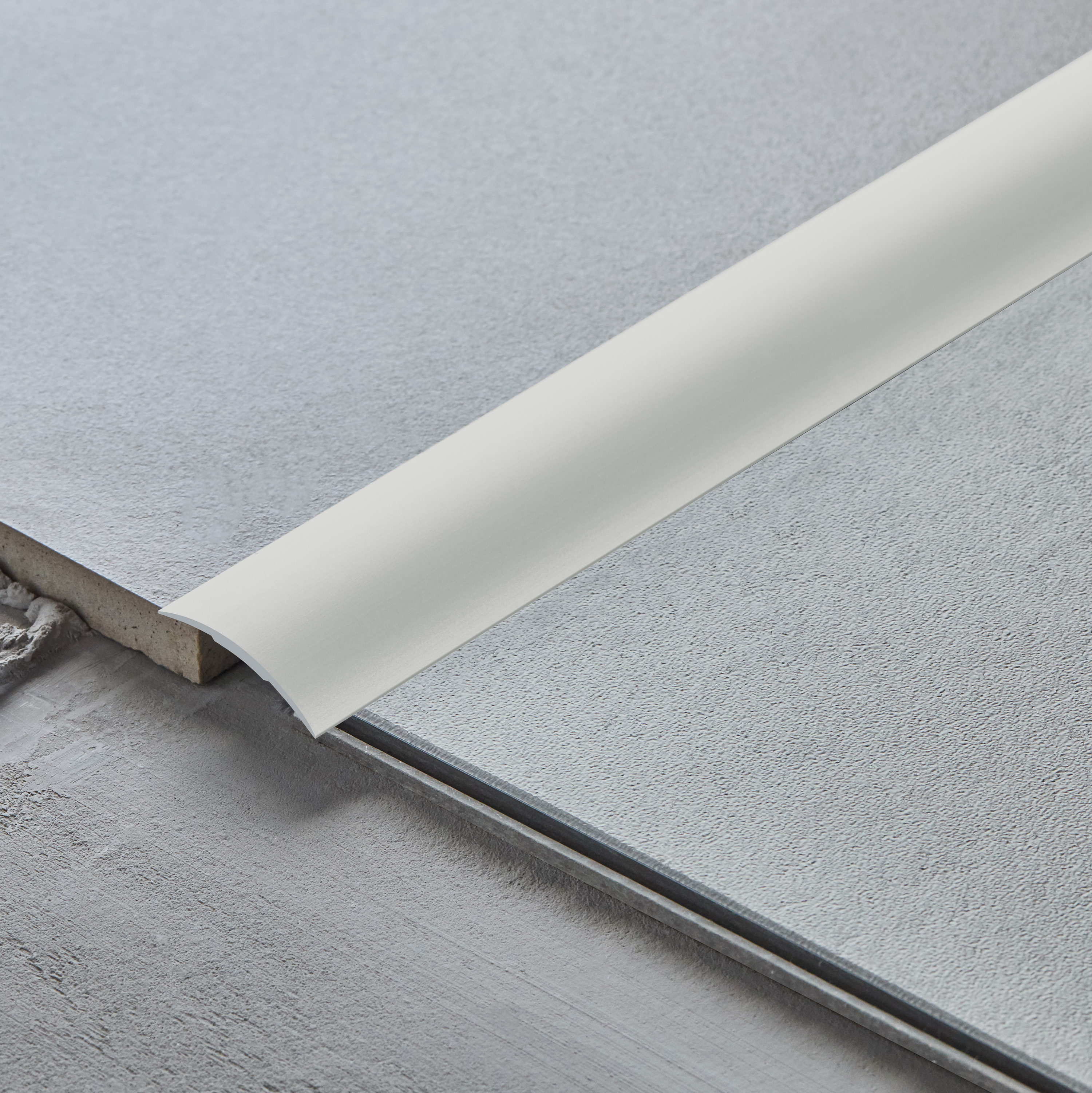 Profilo soglia da incollare in alluminio anodizzato Sp 1.1mm x L 93 x L 3 cm - 3