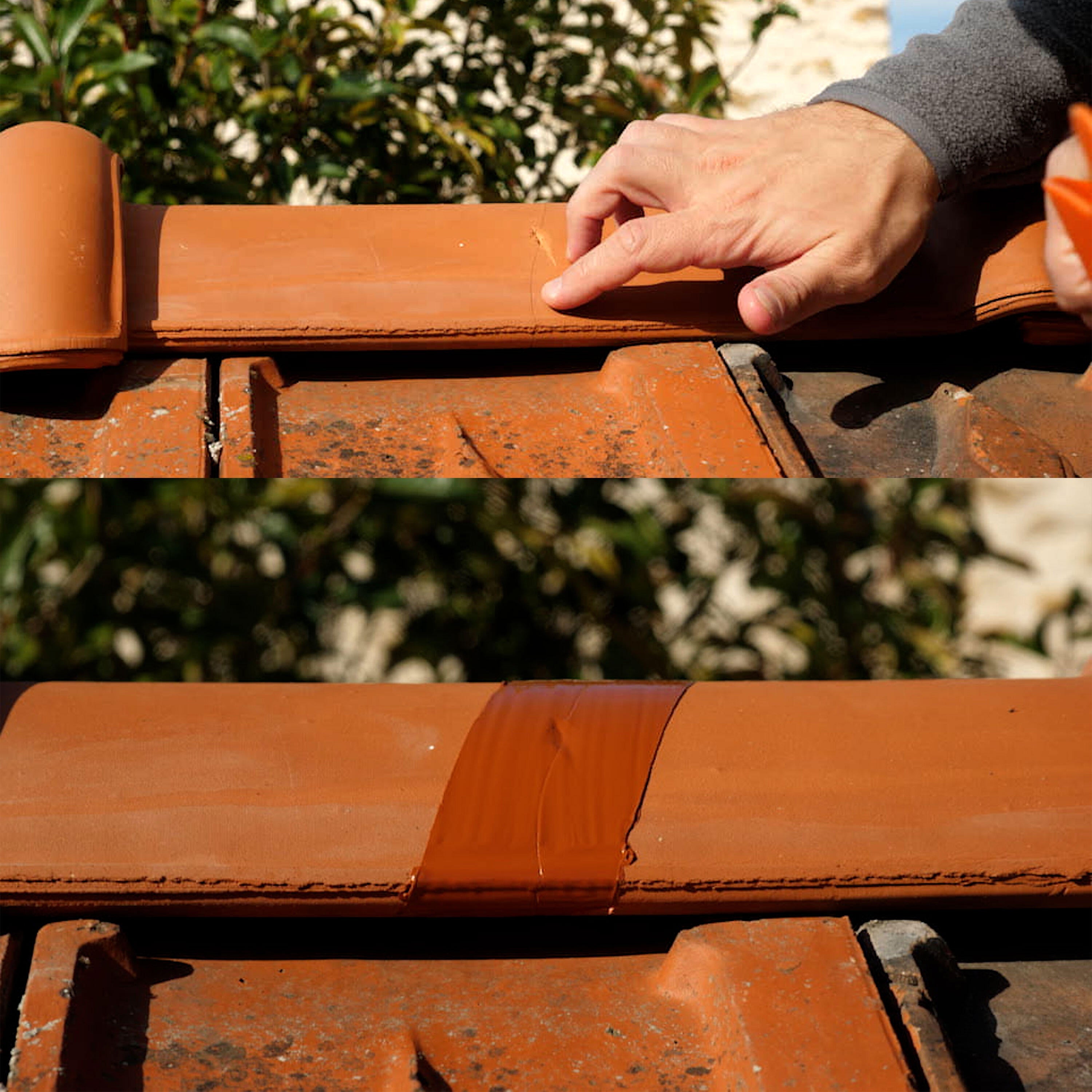 Membrane d'étanchéité Waterstop tous travaux Tuile BOSTIK 290ML - 8