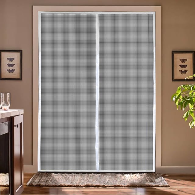 Tenda zanzariera Easy Fix magnetica per portafinestra L 150 x H 250 cm bianco